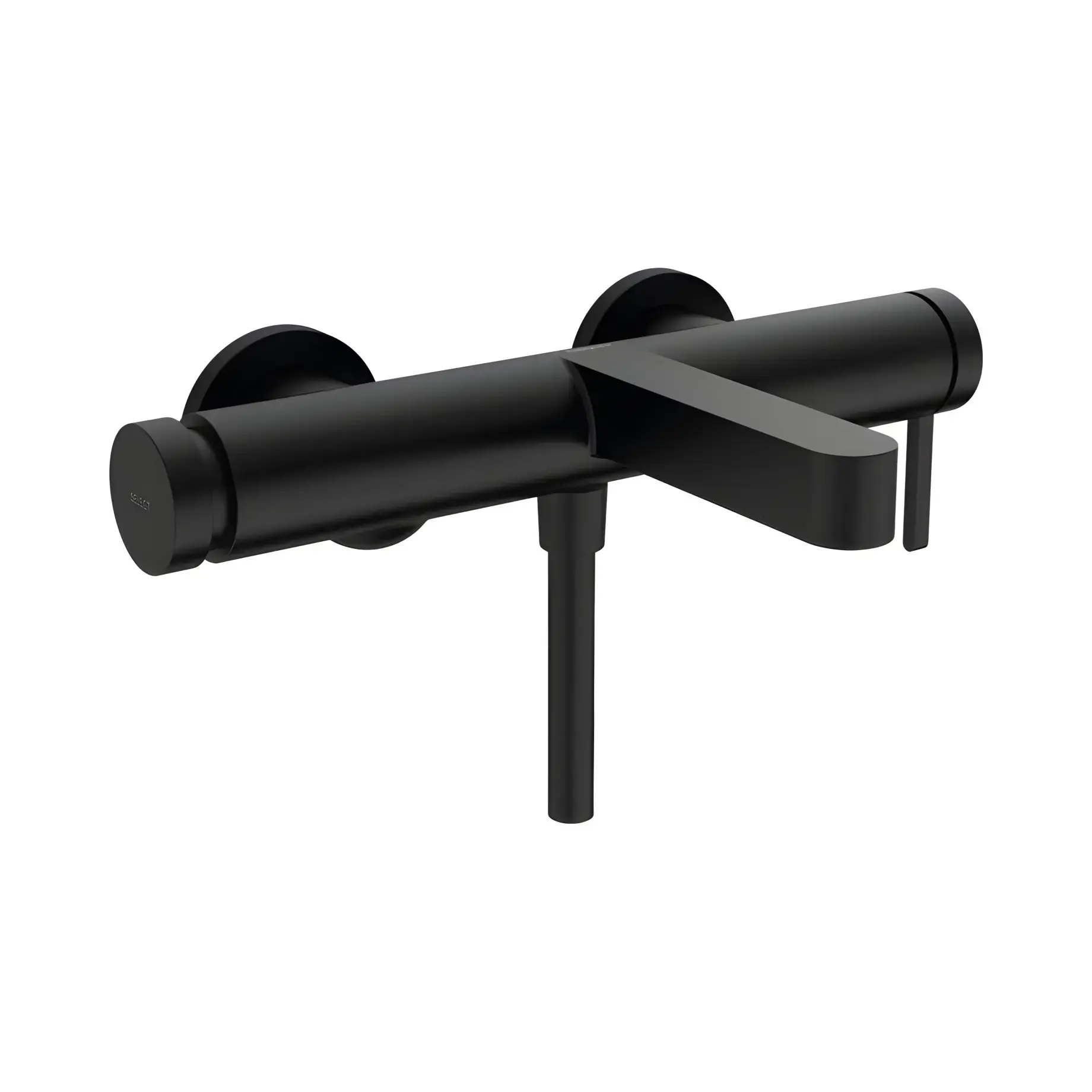 Змішувач для ванни Finoris Hansgrohe 76420670 Matt Black — вид на білому тлі