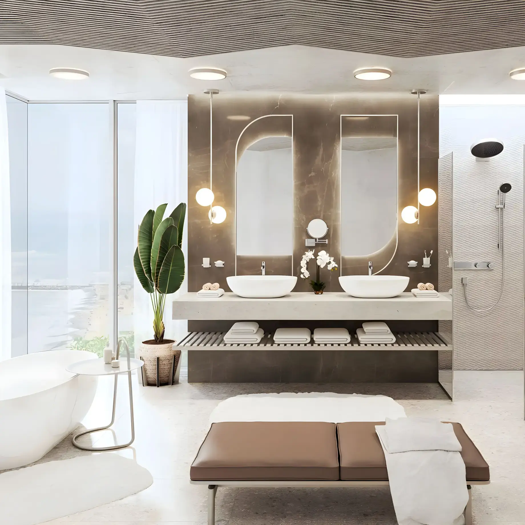 Змішувач для ванни Finoris Hansgrohe 76445000 Chrome — бічний ракурс