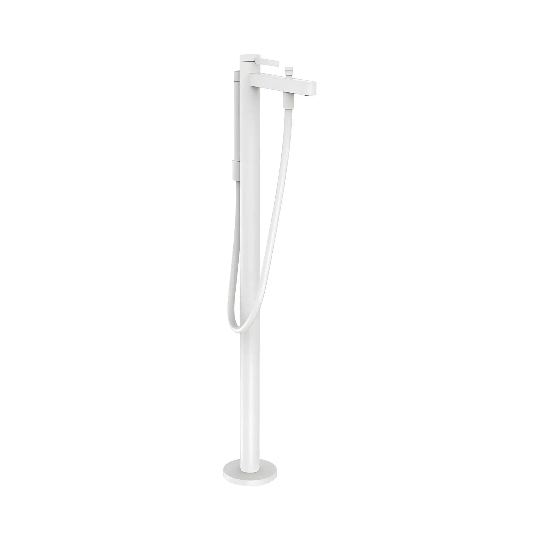 Змішувач для ванни Finoris Hansgrohe 76445700 White Matt — вид на білому тлі