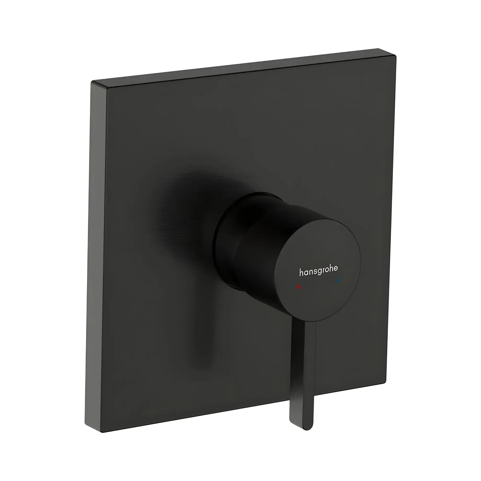 Змішувач для душу Finoris Hansgrohe 76615340 Brushed Black Chrome — вид на білому тлі
