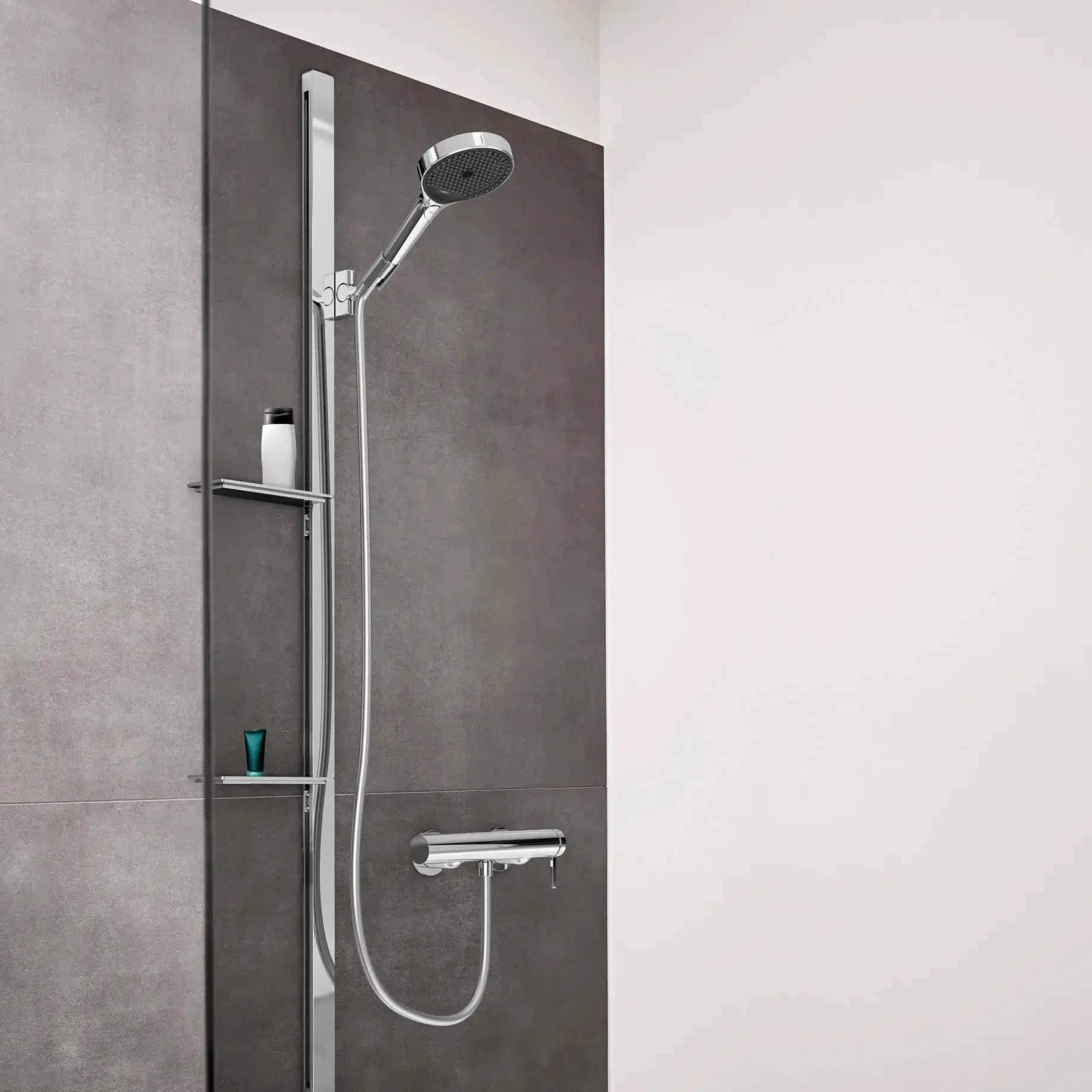 Змішувач для душу Finoris Hansgrohe 76620000 Chrome — вид спереду