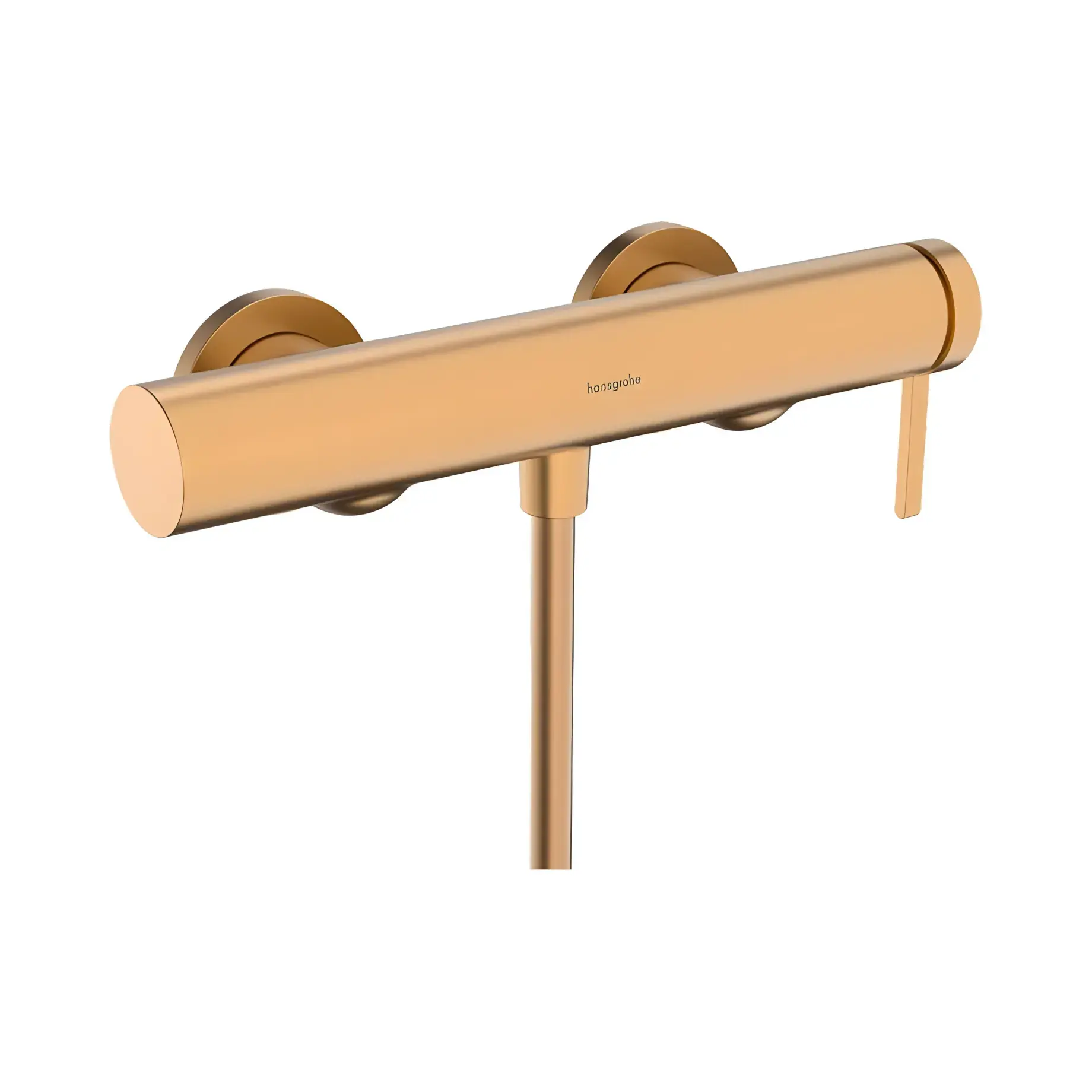 Змішувач для душу Finoris Hansgrohe 76620140 Brushed Bronze — вид на білому тлі