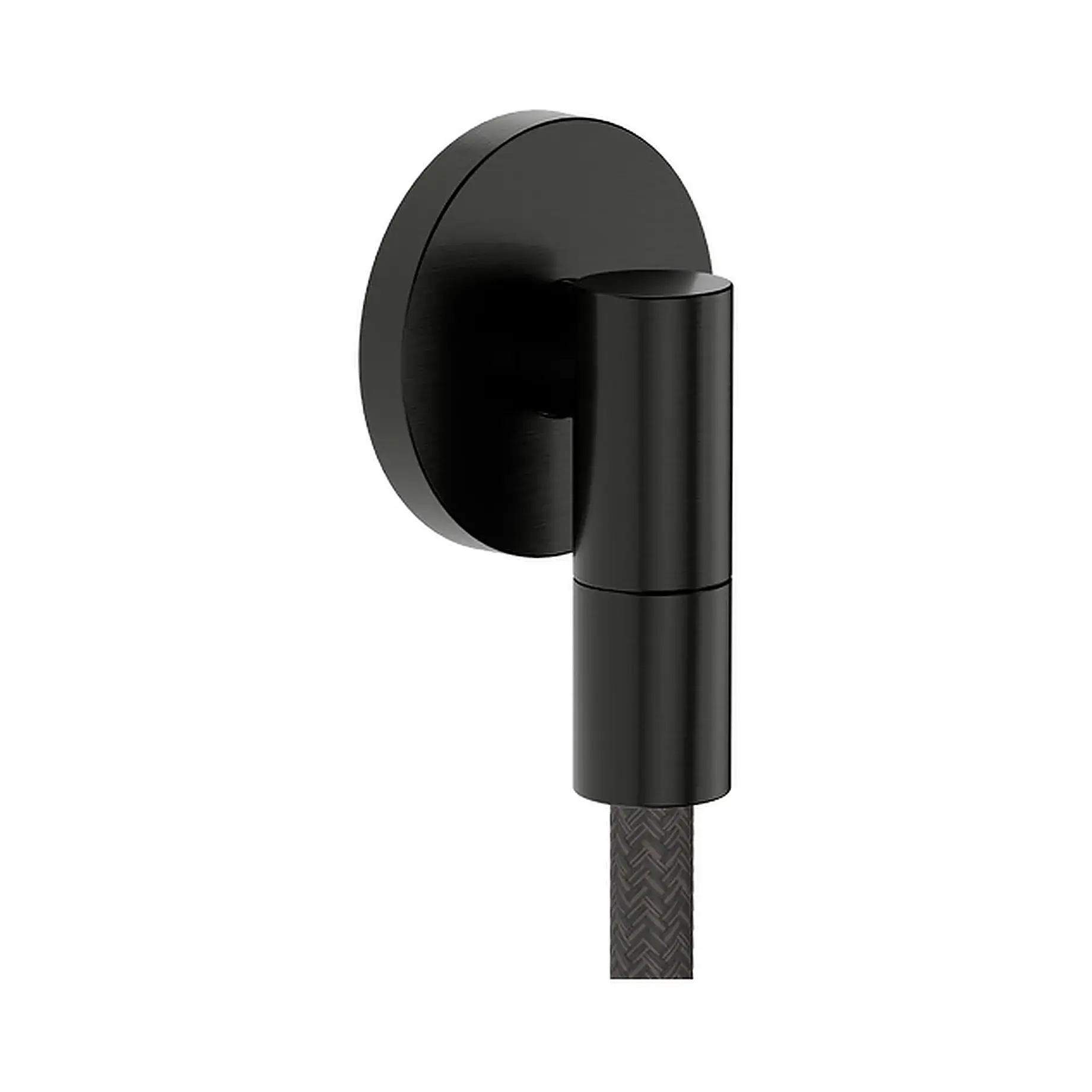 Шлангове під'єднання FixFit Fine S Hansgrohe 28882340 Brushed Black Chrome — вид на білому тлі