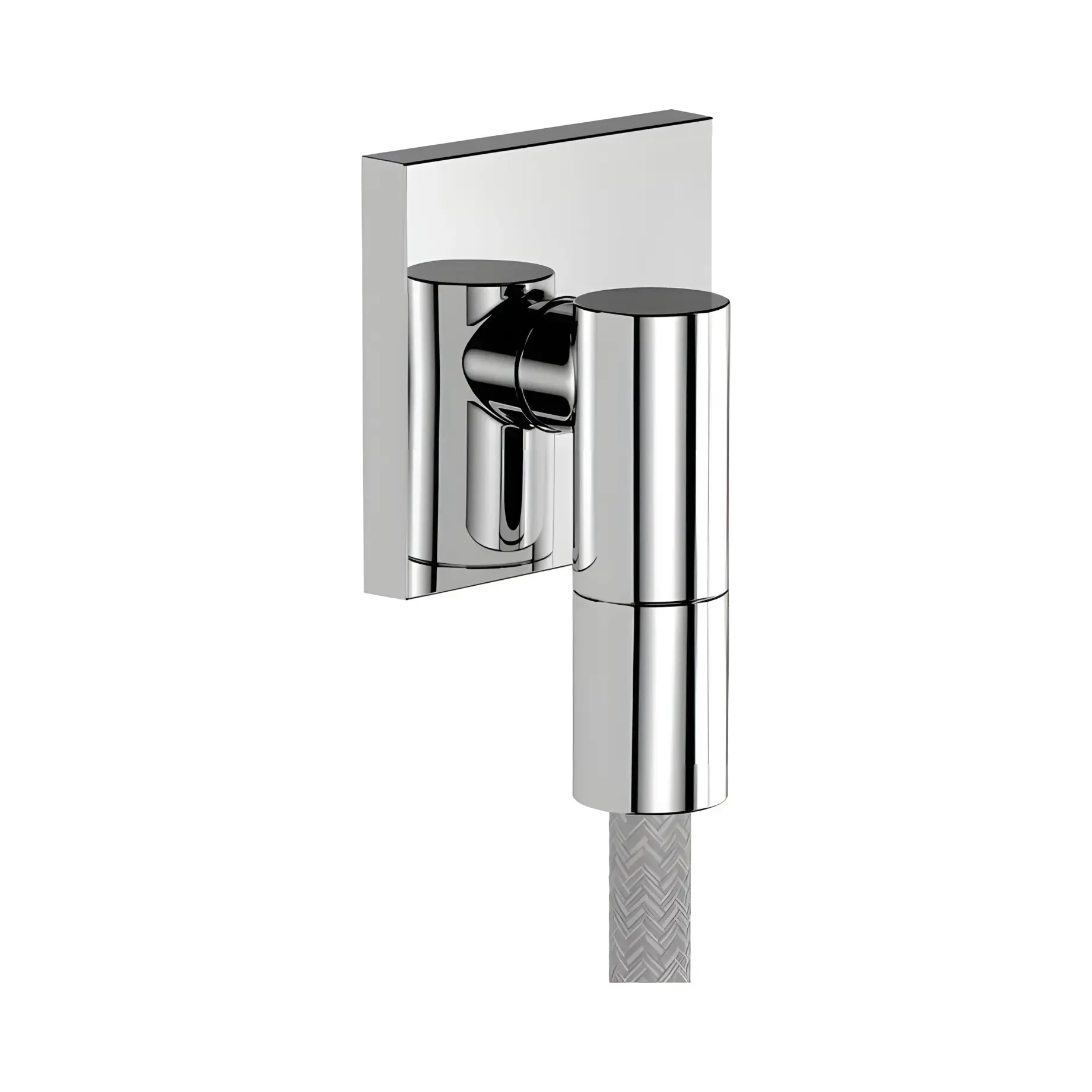 Шлангове під'єднання FixFit Fine E Hansgrohe 28883000 Chrome — вид на білому тлі