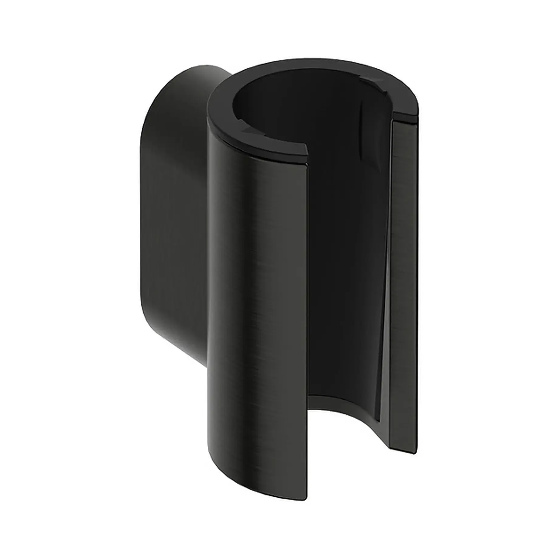 Тримач для ручного душу Porter Fine Hansgrohe 28885340 Brushed Black Chrome — вид на білому тлі