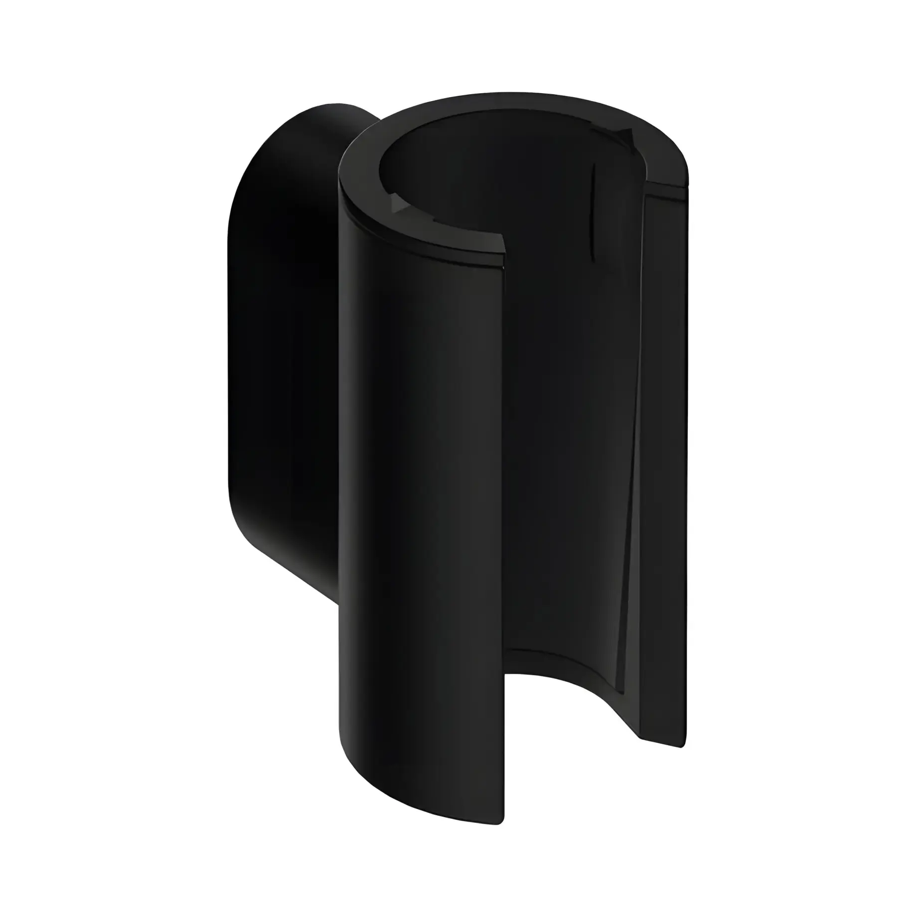 Тримач для ручного душу Porter Fine Hansgrohe 28885670 Matt Black — вид на білому тлі