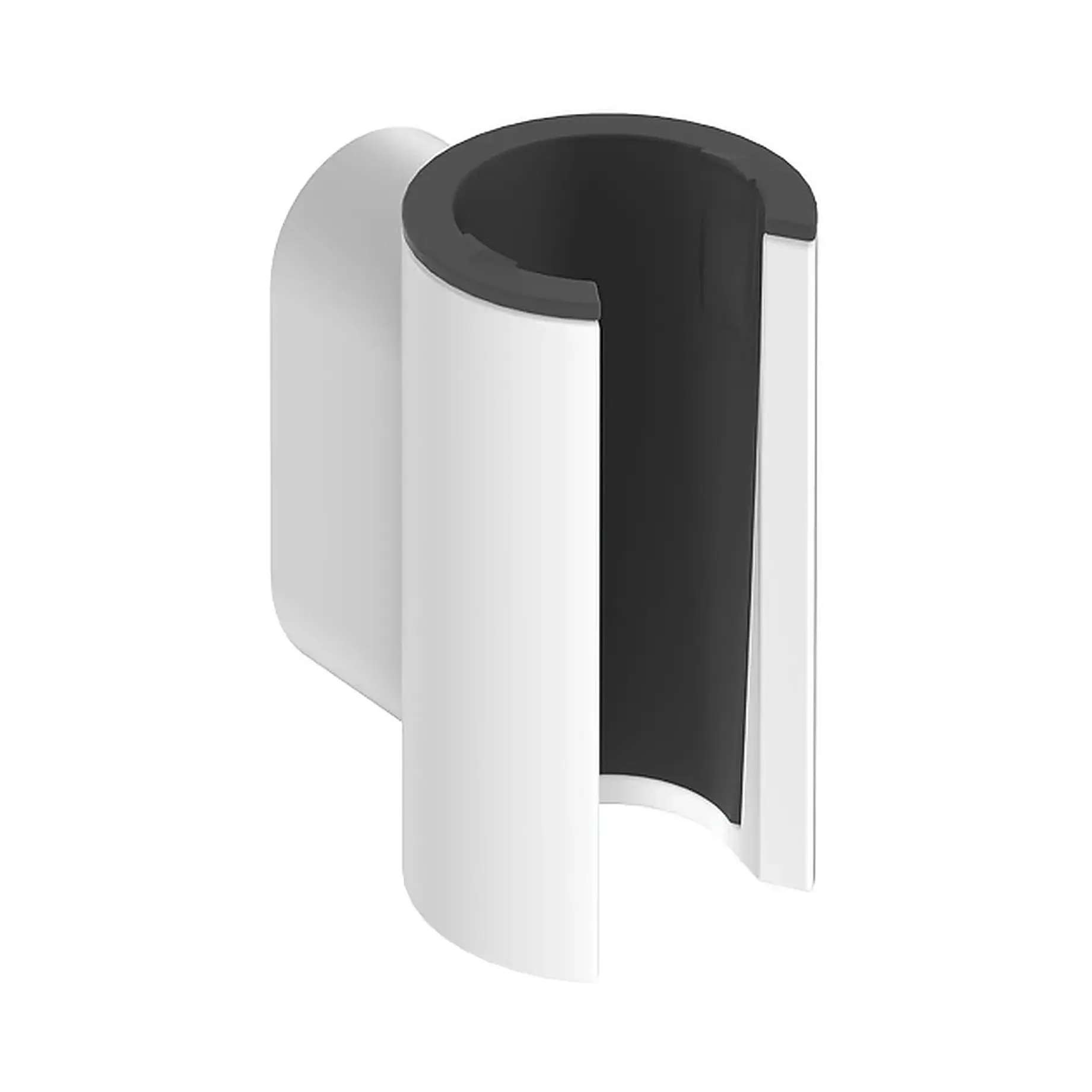 Тримач для ручного душу Porter Fine Hansgrohe 28885700 Matt White — вид на білому тлі