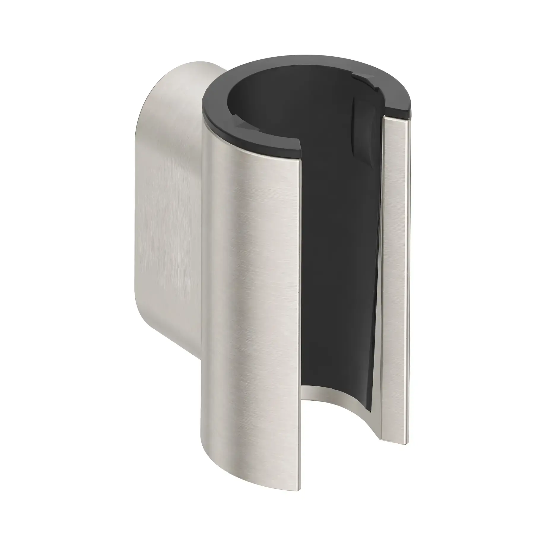 Тримач для ручного душу Porter Fine Hansgrohe 28885800 Stainless Steel Optic — вид на білому тлі