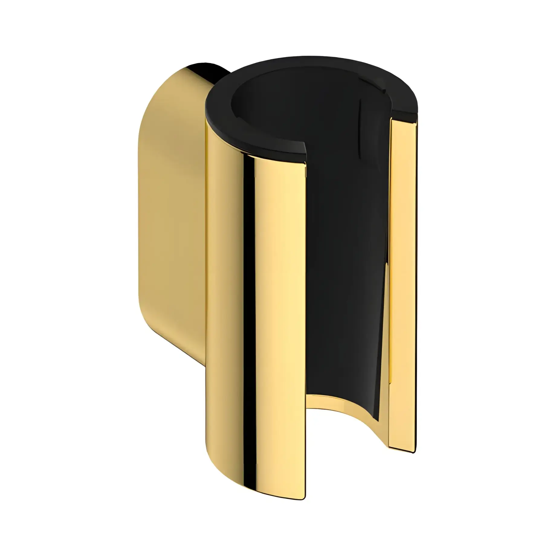 Тримач для ручного душу Porter Fine Hansgrohe 28885990 Polished Gold Optic — вид на білому тлі
