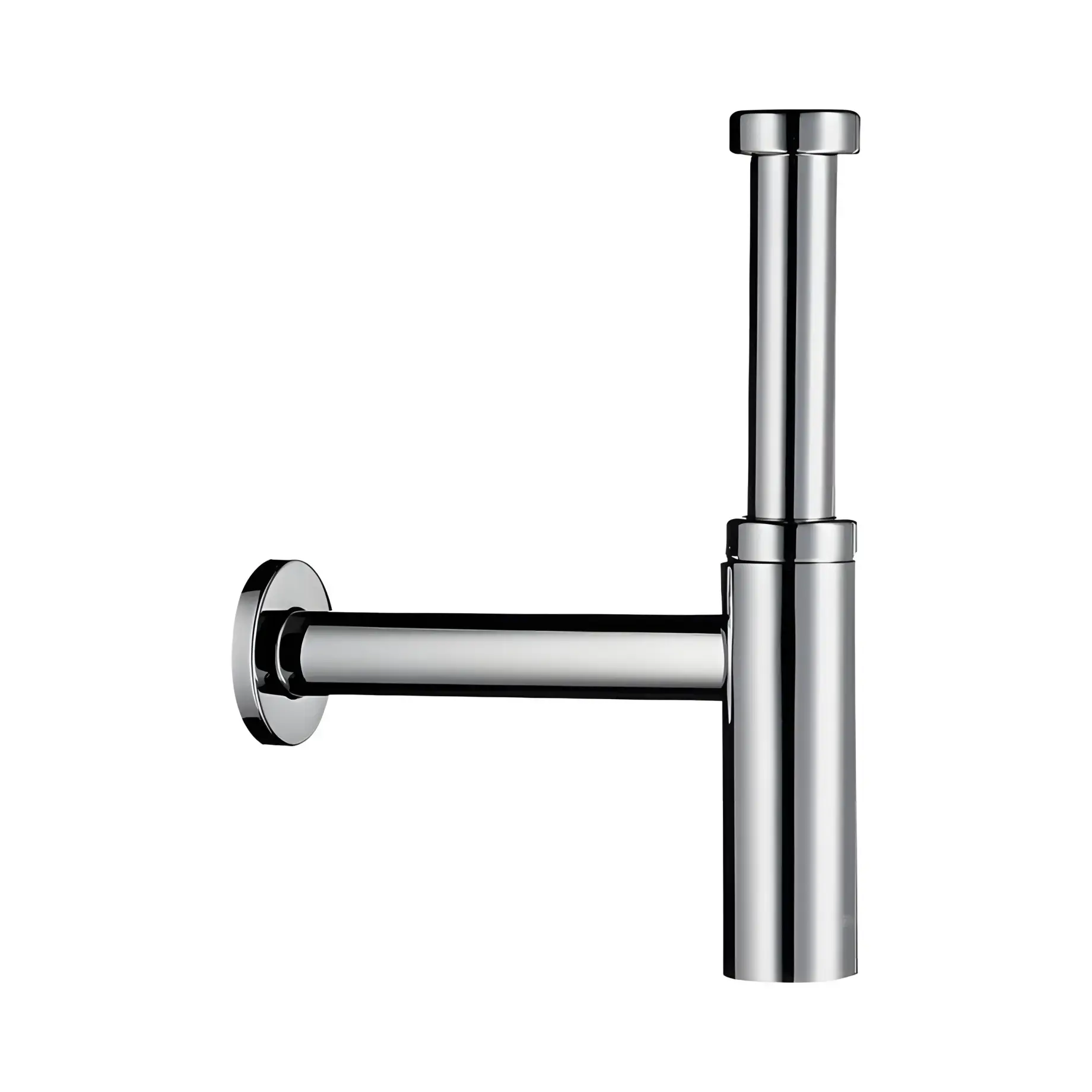 Сифон для раковини Flowstar S Hansgrohe 52105000 Chrome — вид на білому тлі