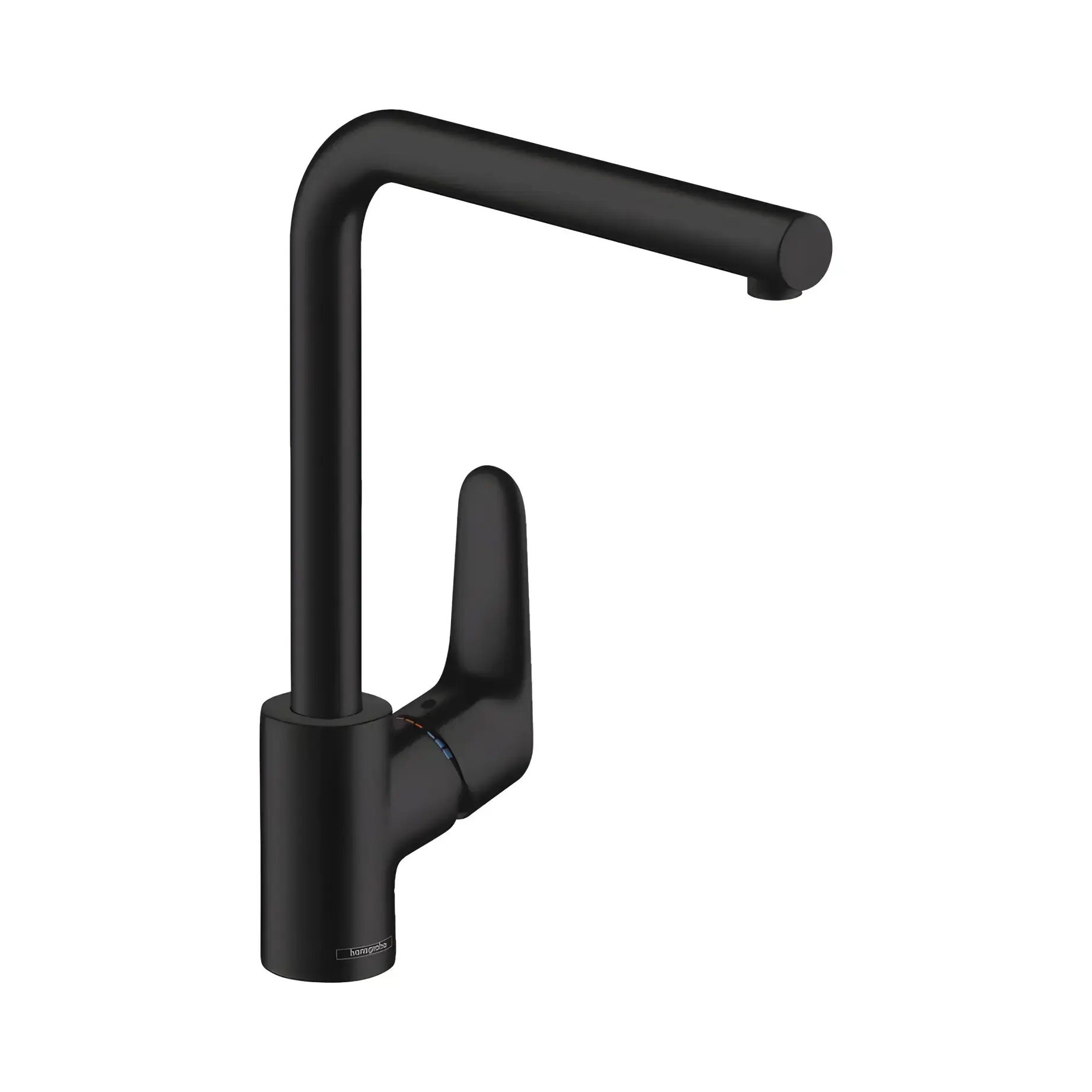 Змішувач для кухні Focus M41 Hansgrohe 31817670 Matt Black — вид на білому тлі