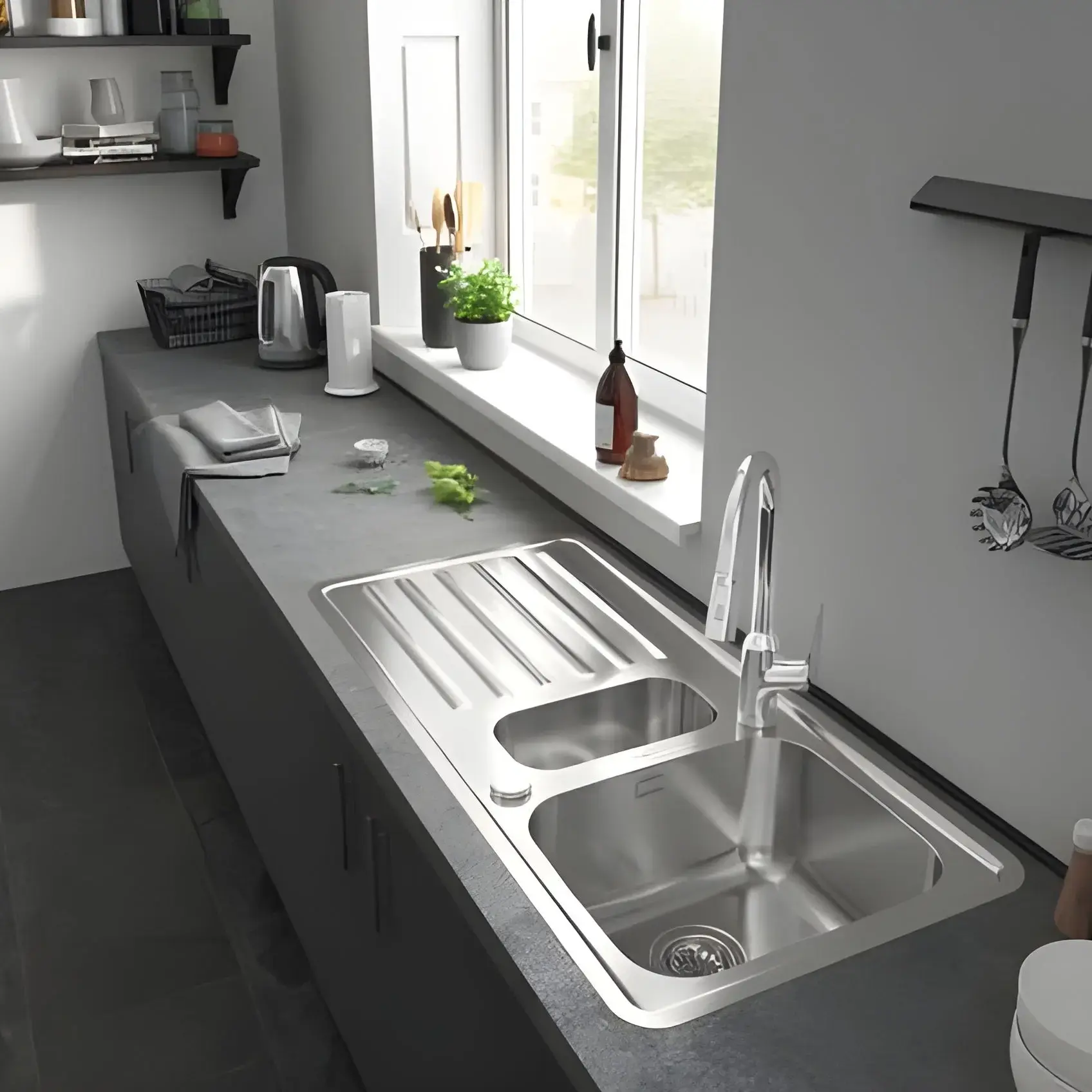 Смеситель для кухни Focus M42 Hansgrohe 71800000 — вид сверху