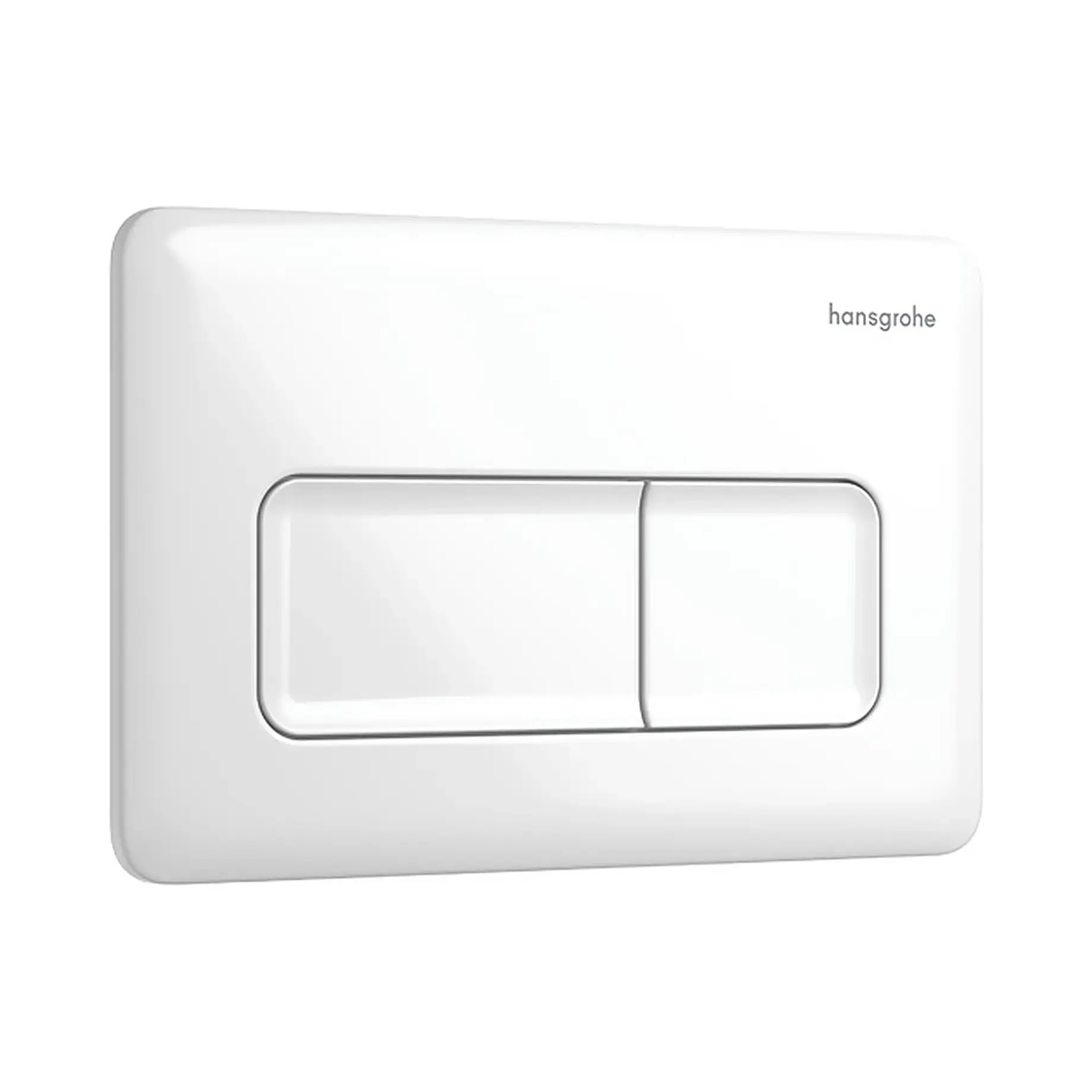 Змивна клавіша iFrame Original Q Hansgrohe 66001450 White 23 х 15 х 0.9 см — вид на білому тлі