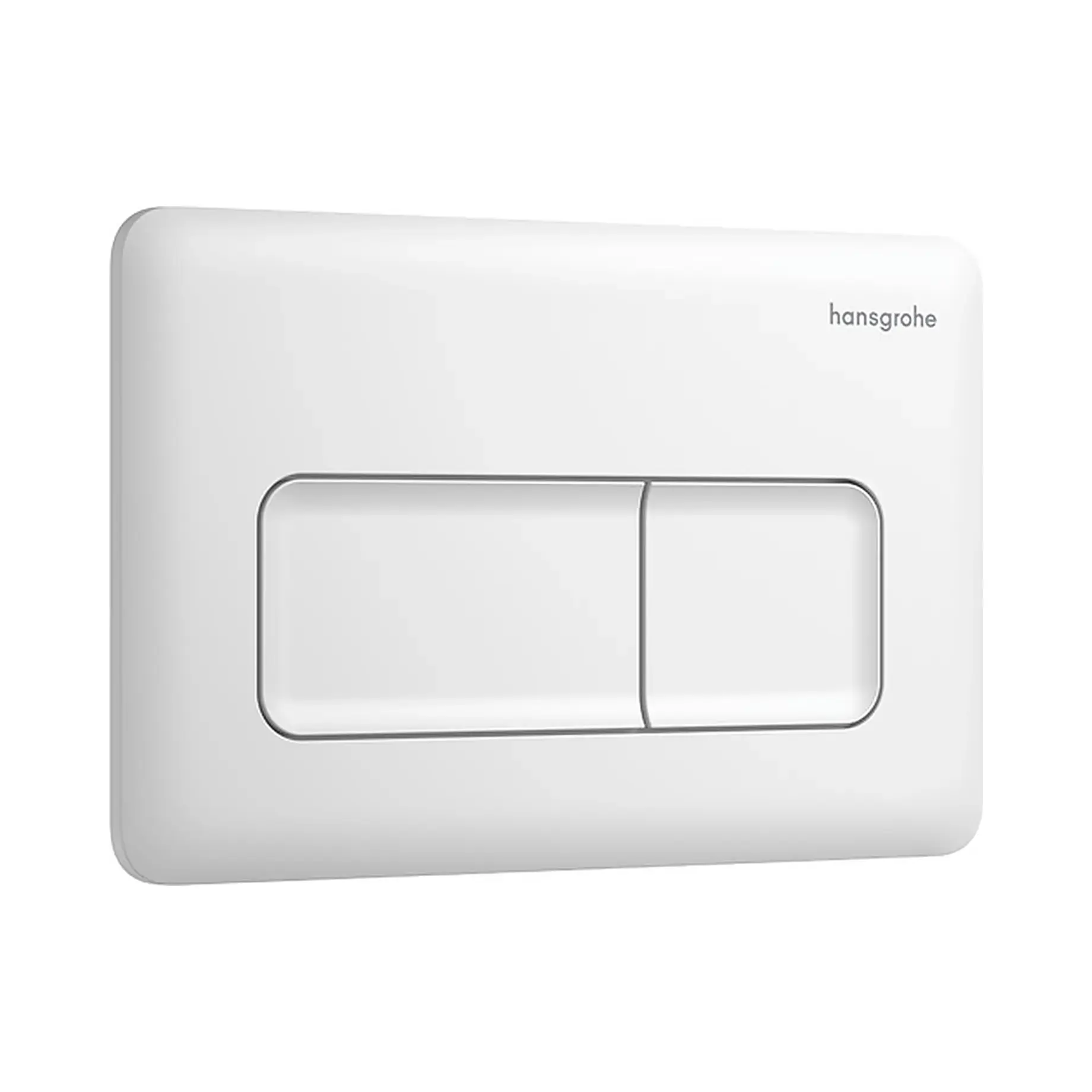 Змивна клавіша iFrame Original Q Hansgrohe 66001700 White Matt 23 х 15 х 0.9 см — вид на білому тлі