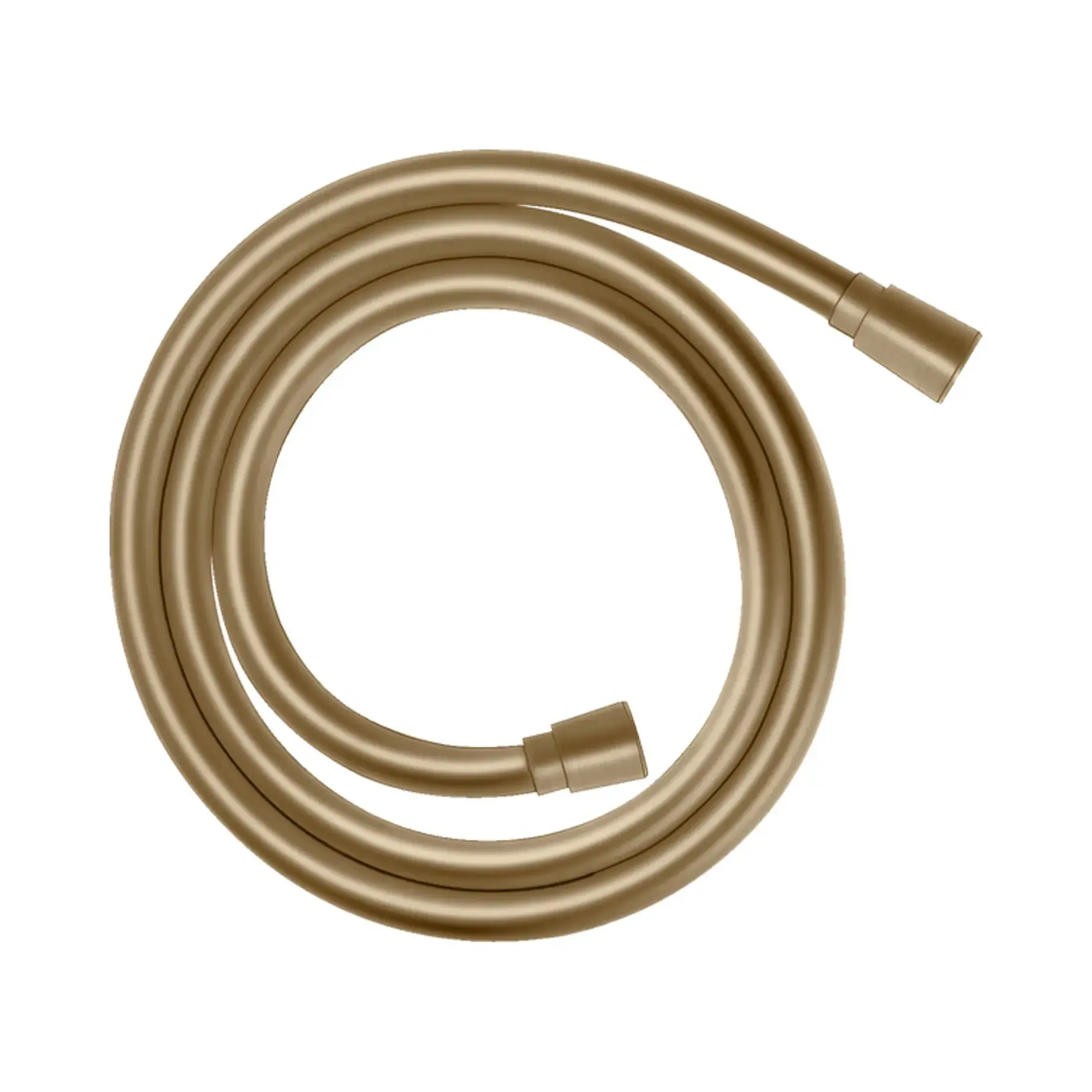 Шланг для душу 1,6 м Isiflex Hansgrohe 28276140 Brushed Bronze — вид на білому тлі