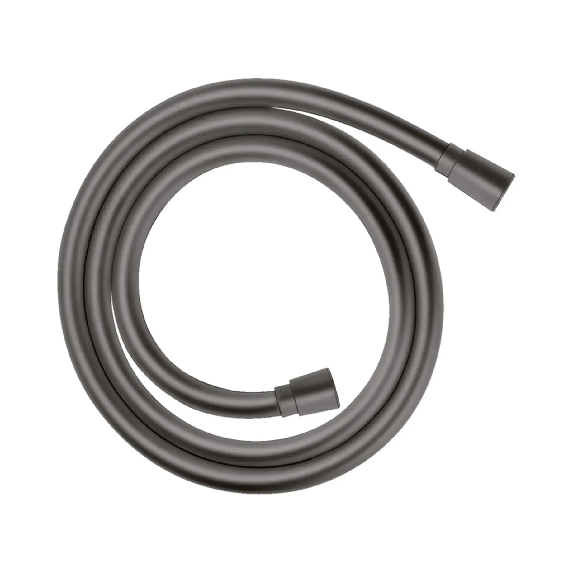 Шланг для душу 1,6 м Isiflex Hansgrohe 28276340 Brushed Black Chrome — вид на білому тлі