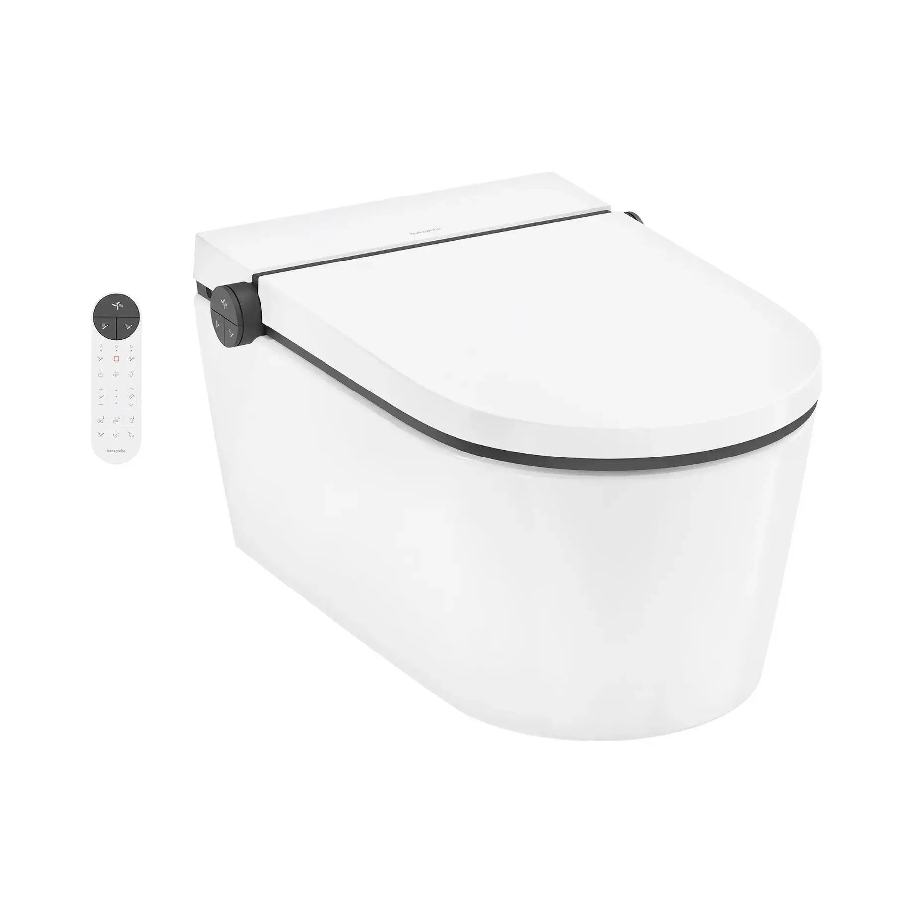 Унітаз-біде підвісний LavaPura Element S Hansgrohe 63021450 — вид на білому тлі
