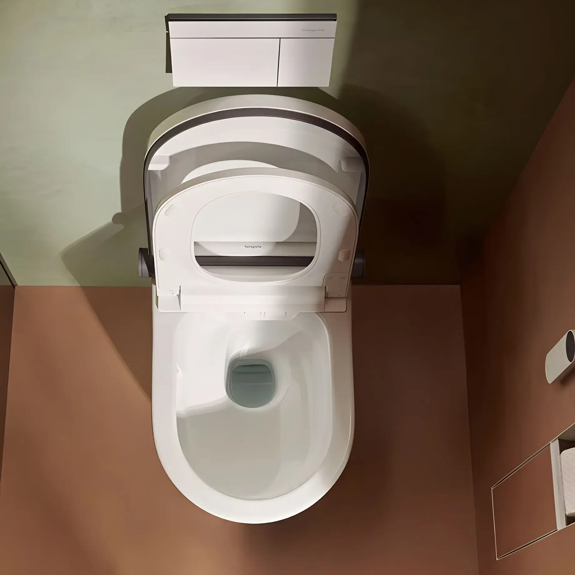 Унітаз-біде підвісний LavaPura Element S Hansgrohe 63021450 — вид всередину