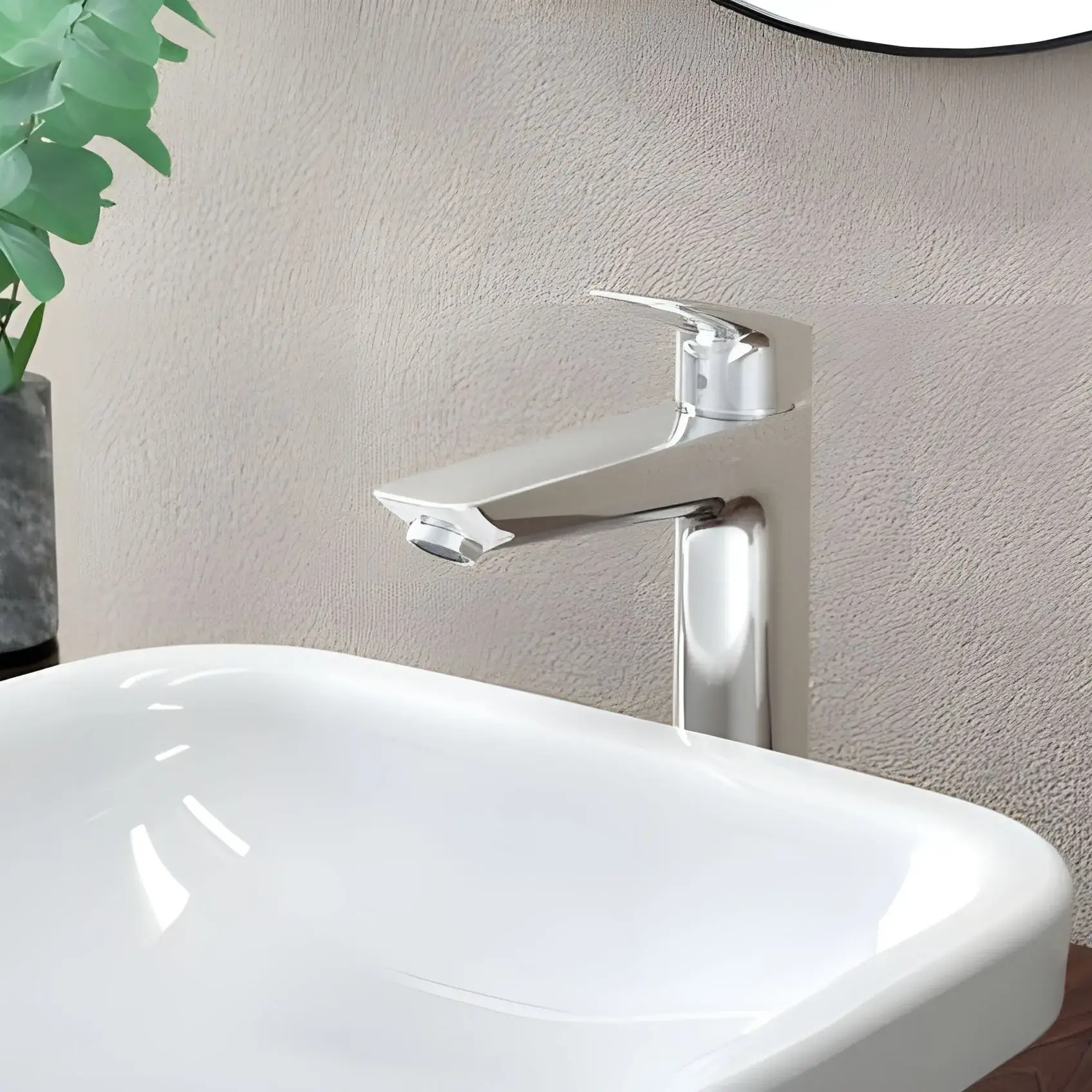 Змішувач для раковини Logis Hansgrohe 71090000 Chrome — вид спереду