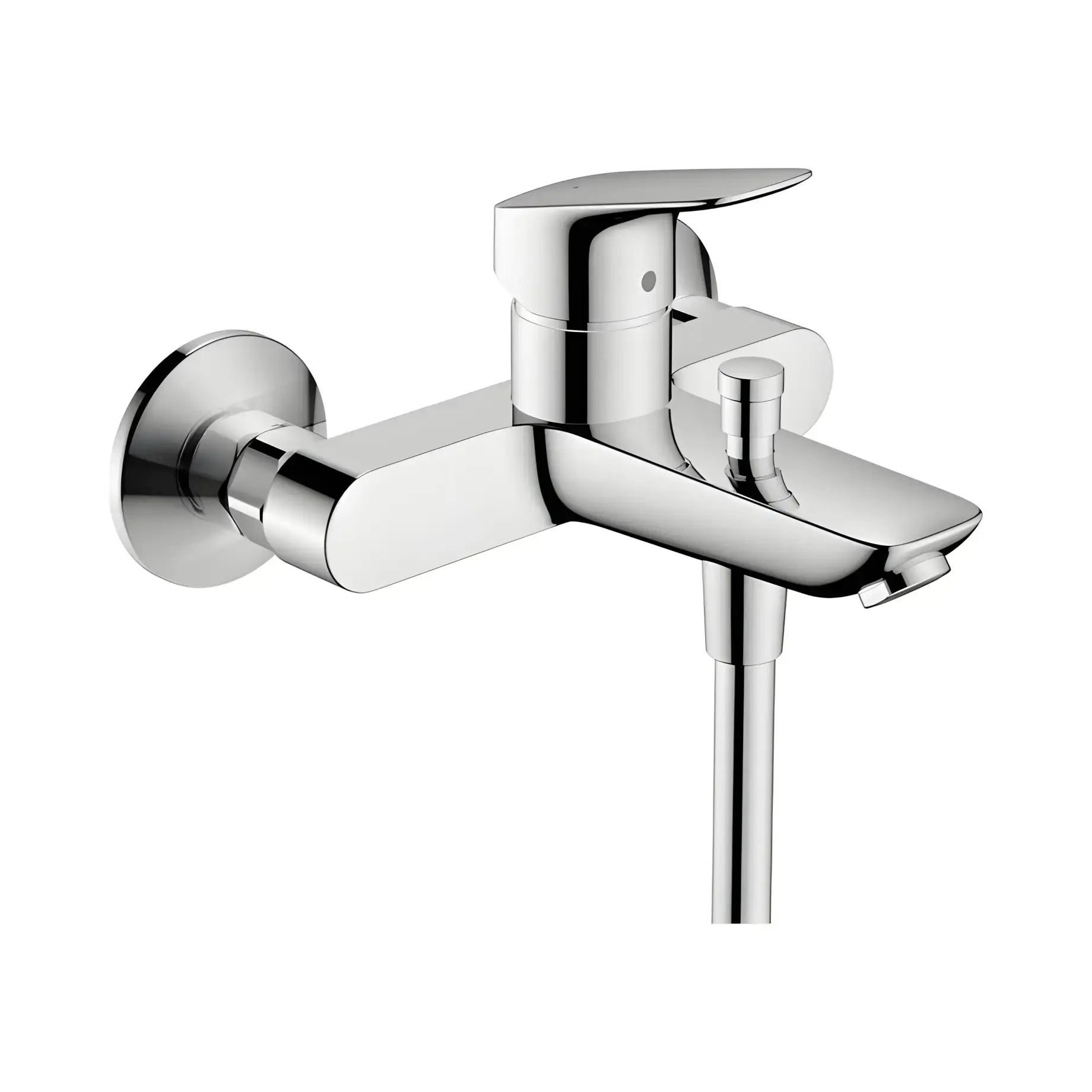 Змішувач для ванни Logis Hansgrohe 71400000 Chrome — вид на білому тлі