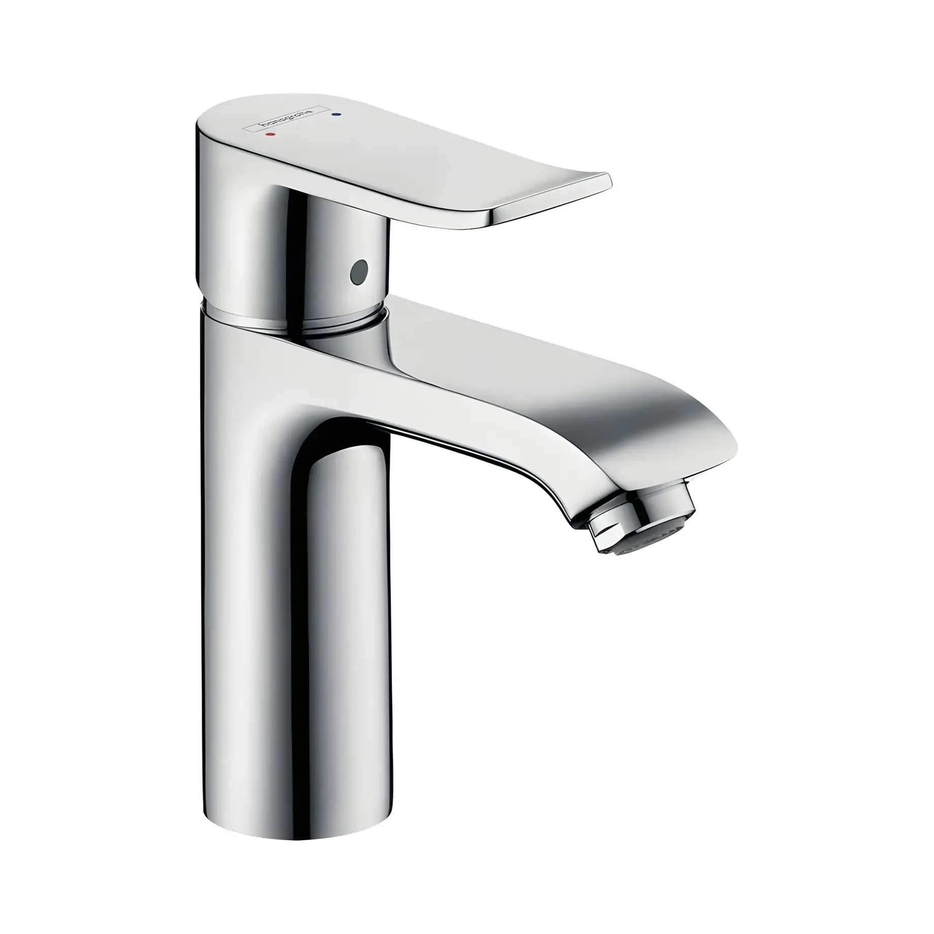 Змішувач для раковини Metris Hansgrohe 31074000 — вид на білому тлі