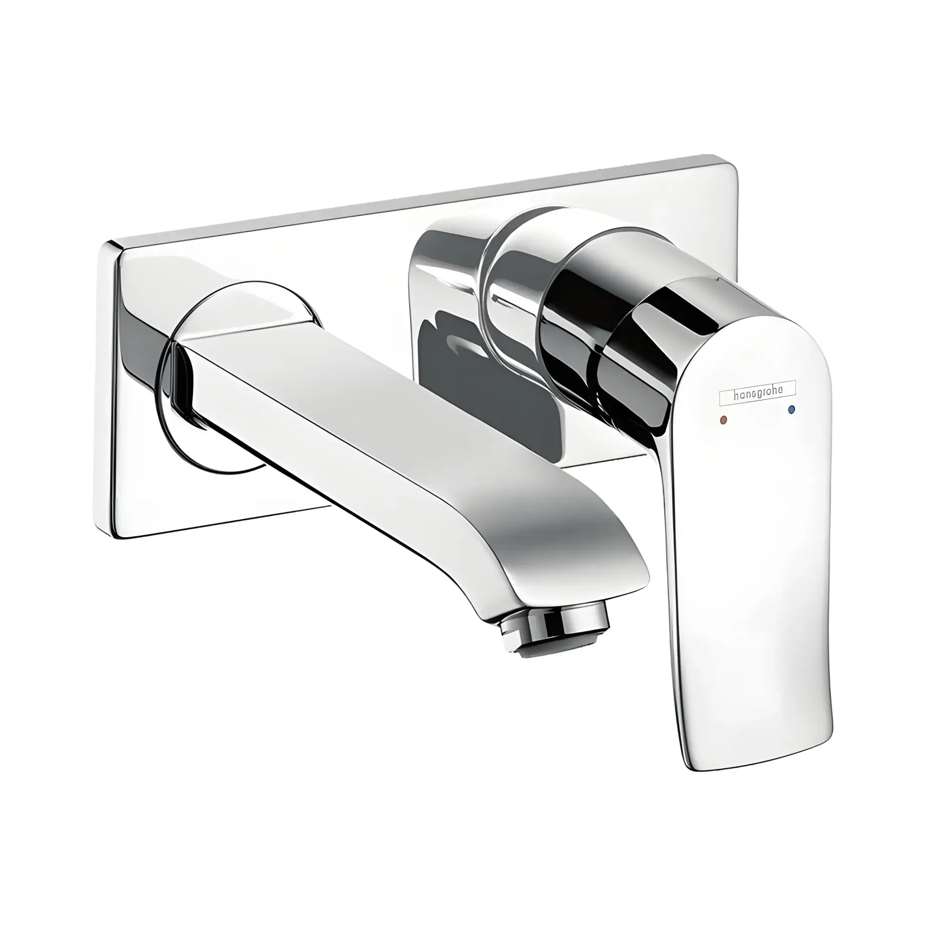 Змішувач для раковини Metris Hansgrohe 31085000 — вид на білому тлі