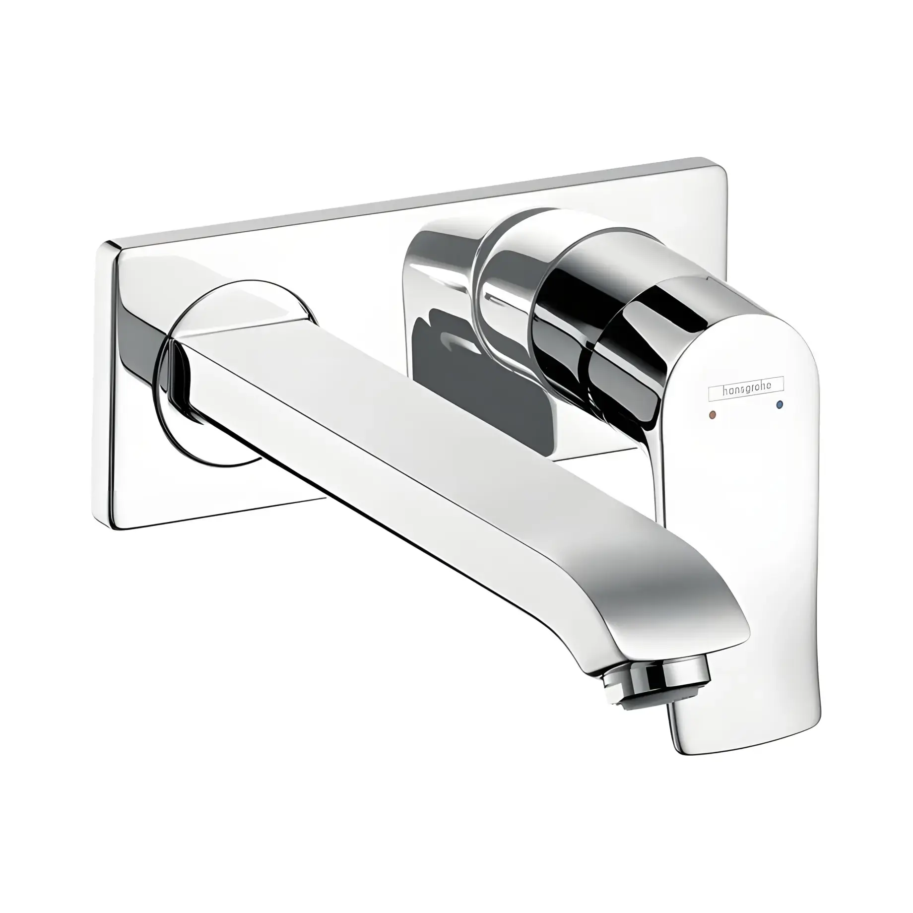 Змішувач для раковини Metris Hansgrohe 31086000 — вид на білому тлі