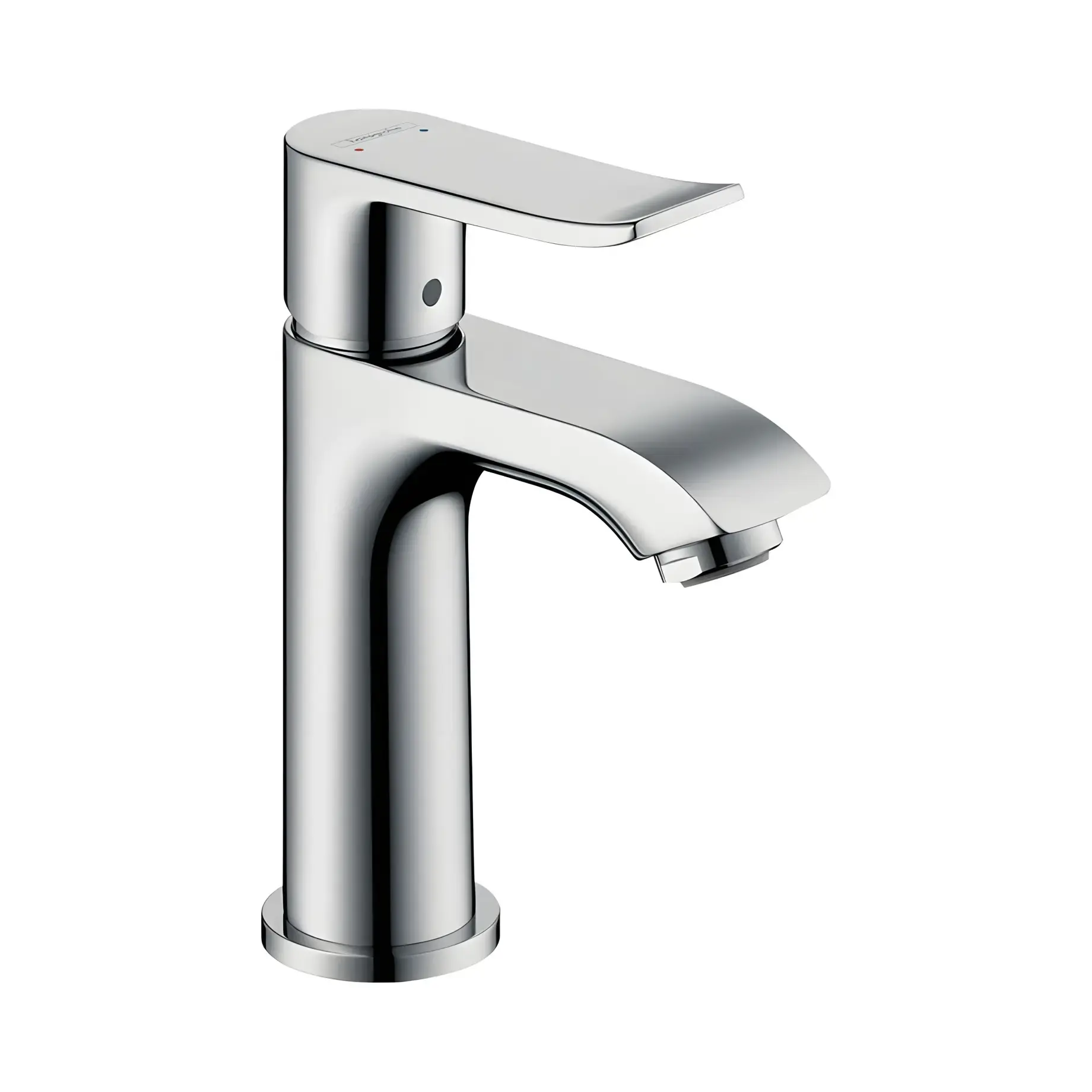 Змішувач для раковини Metris Hansgrohe 31088000 Chrome — вид на білому тлі