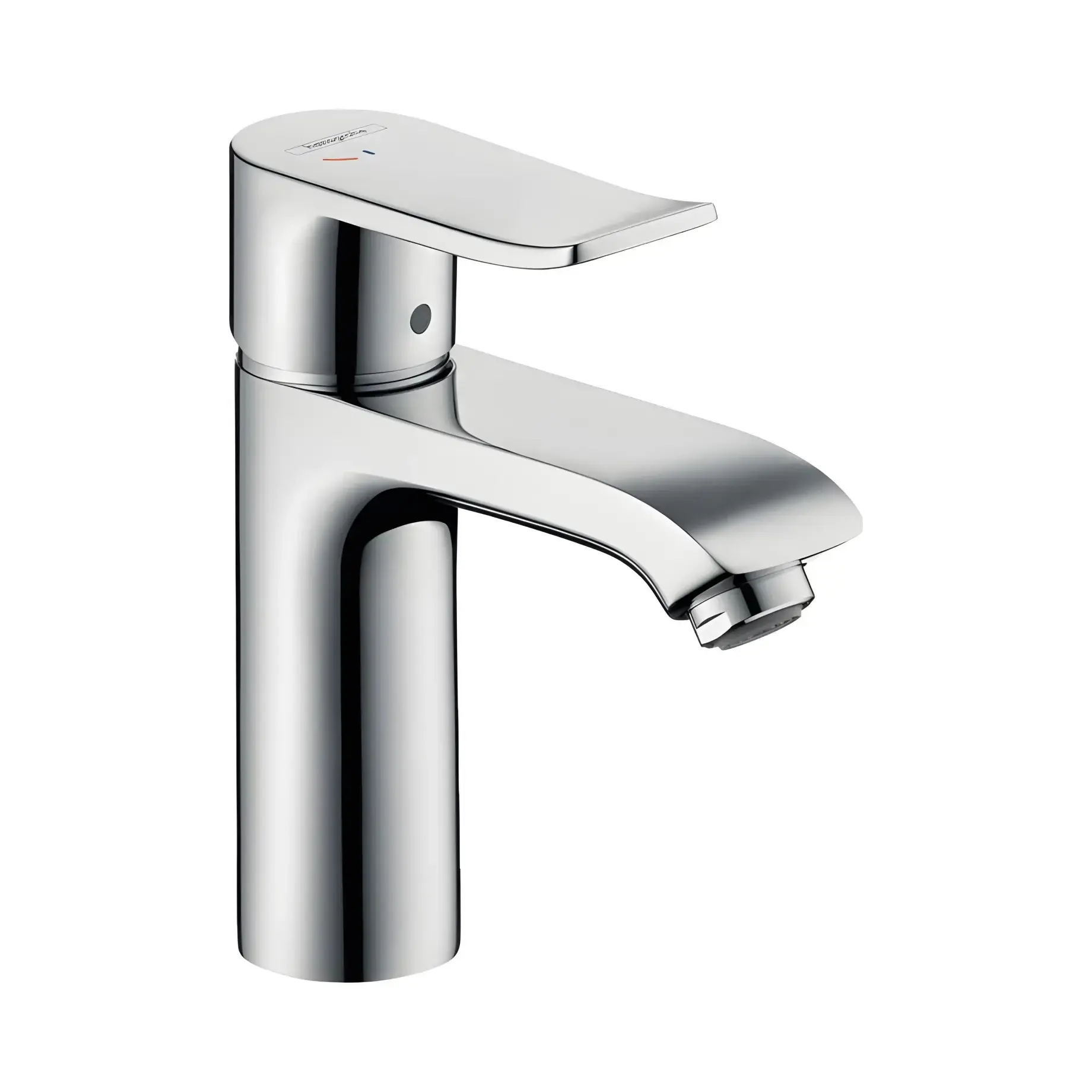 Змішувач для раковини Metris Hansgrohe 31121000 Chrome — вид на білому тлі