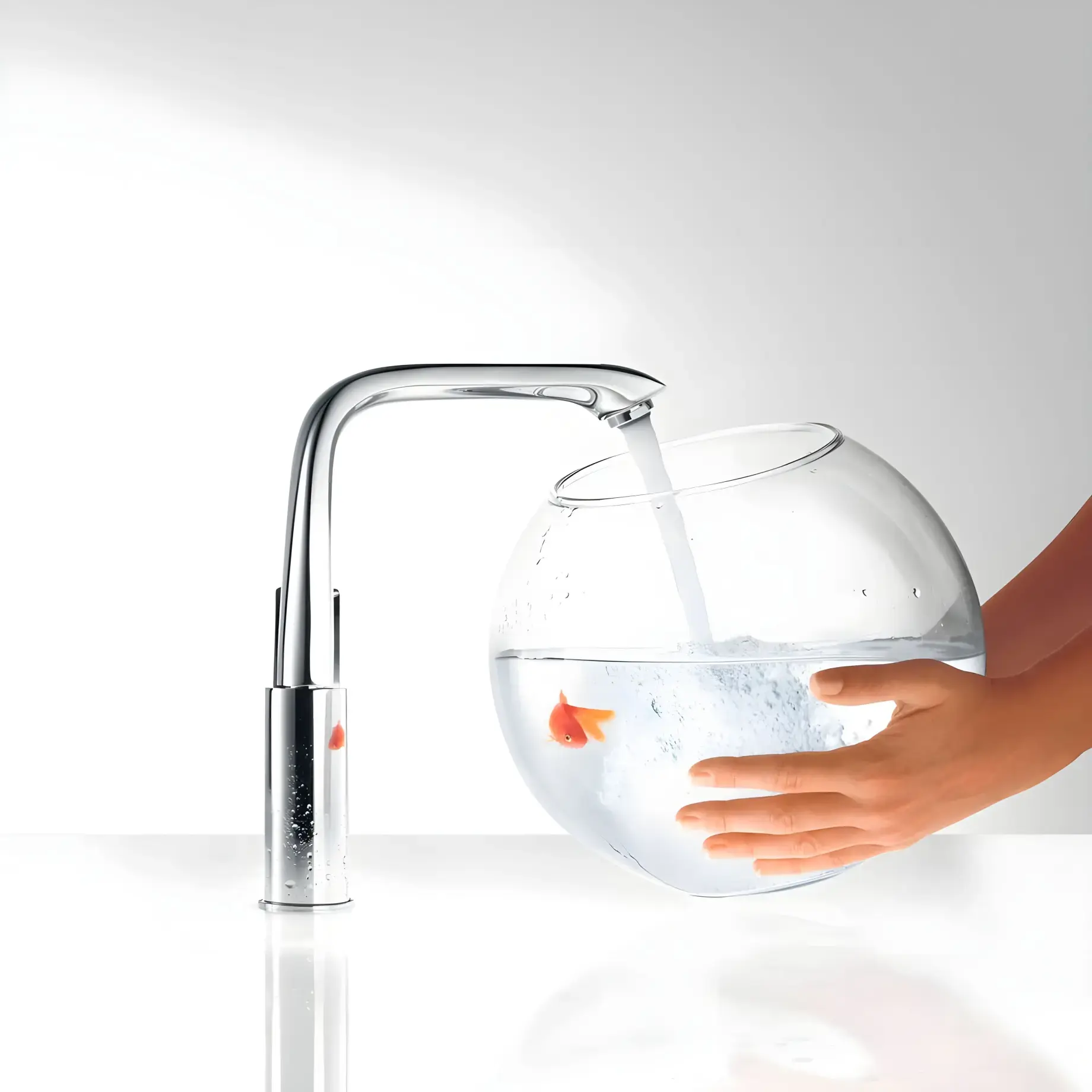 Змішувач для раковини Metris Hansgrohe 31187000 — вид згори