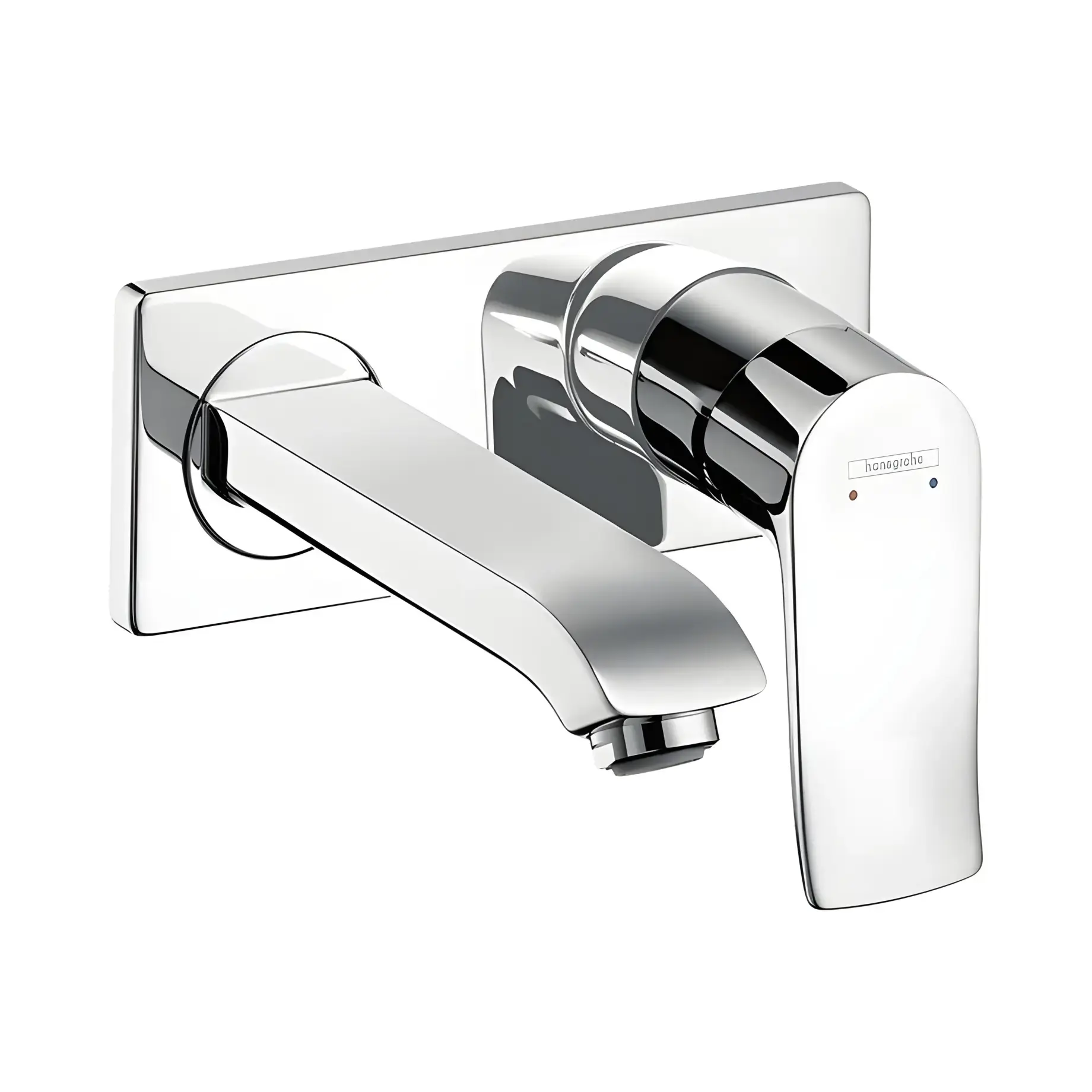 Змішувач для раковини Metris Hansgrohe 31251000 — вид на білому тлі