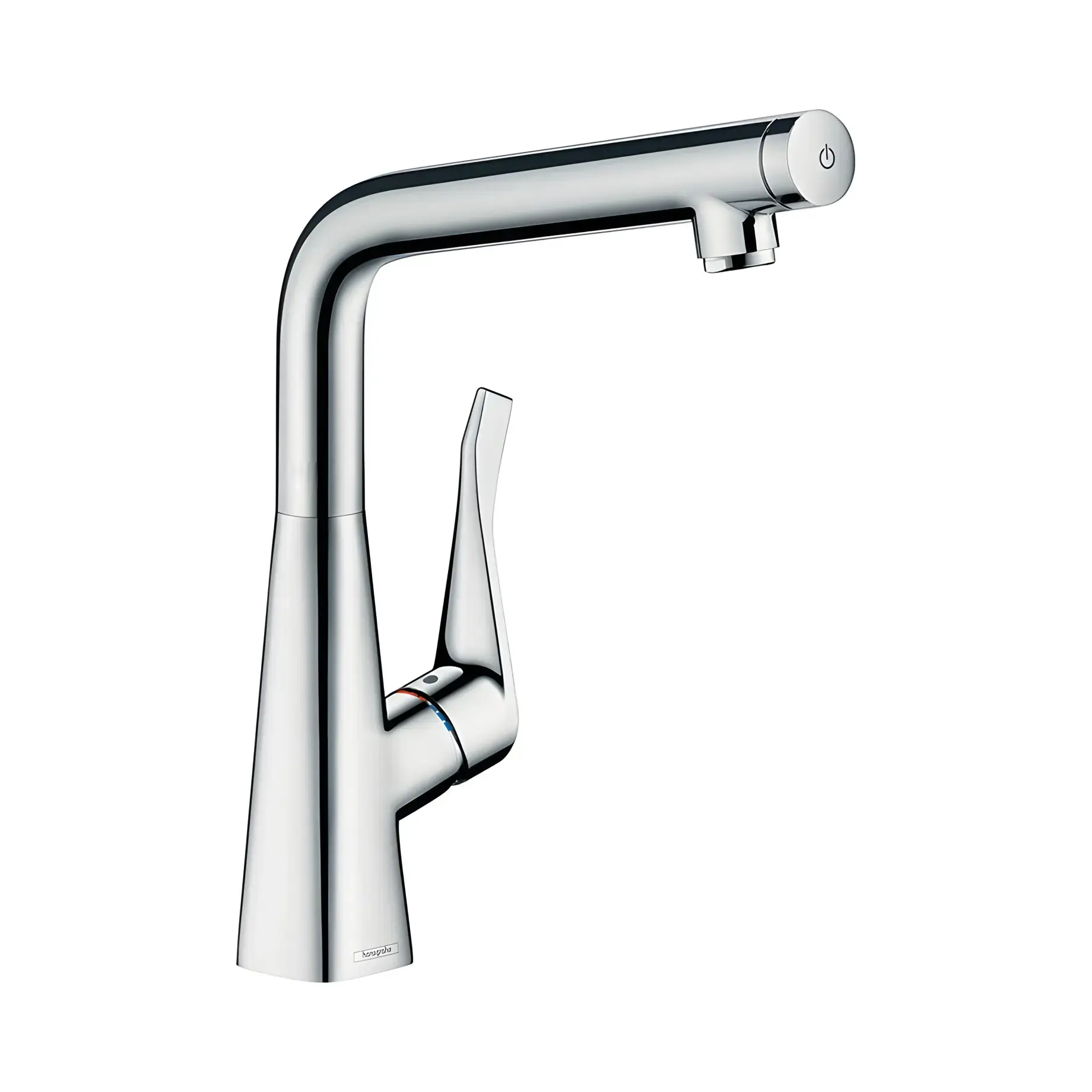 Змішувач для кухні Metris Select M71 Hansgrohe 14883000 Chrome — вид на білому тлі
