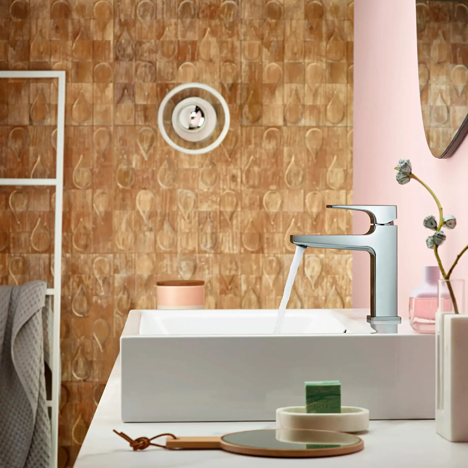 Змішувач для раковини Metropol Hansgrohe 32506000 — бічний ракурс