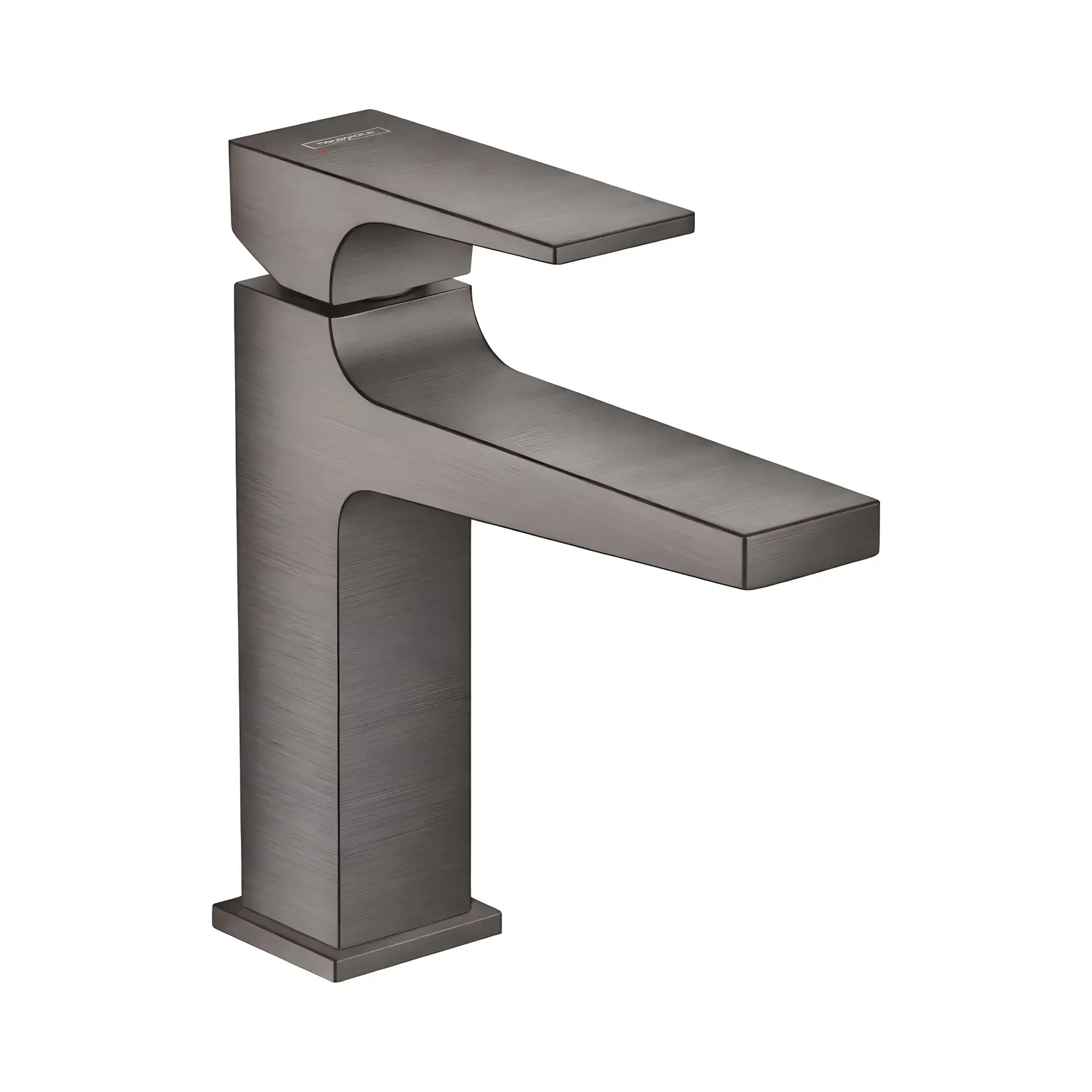 Змішувач для раковини Metropol Hansgrohe 32507340 Brushed Black Chrome — вид на білому тлі