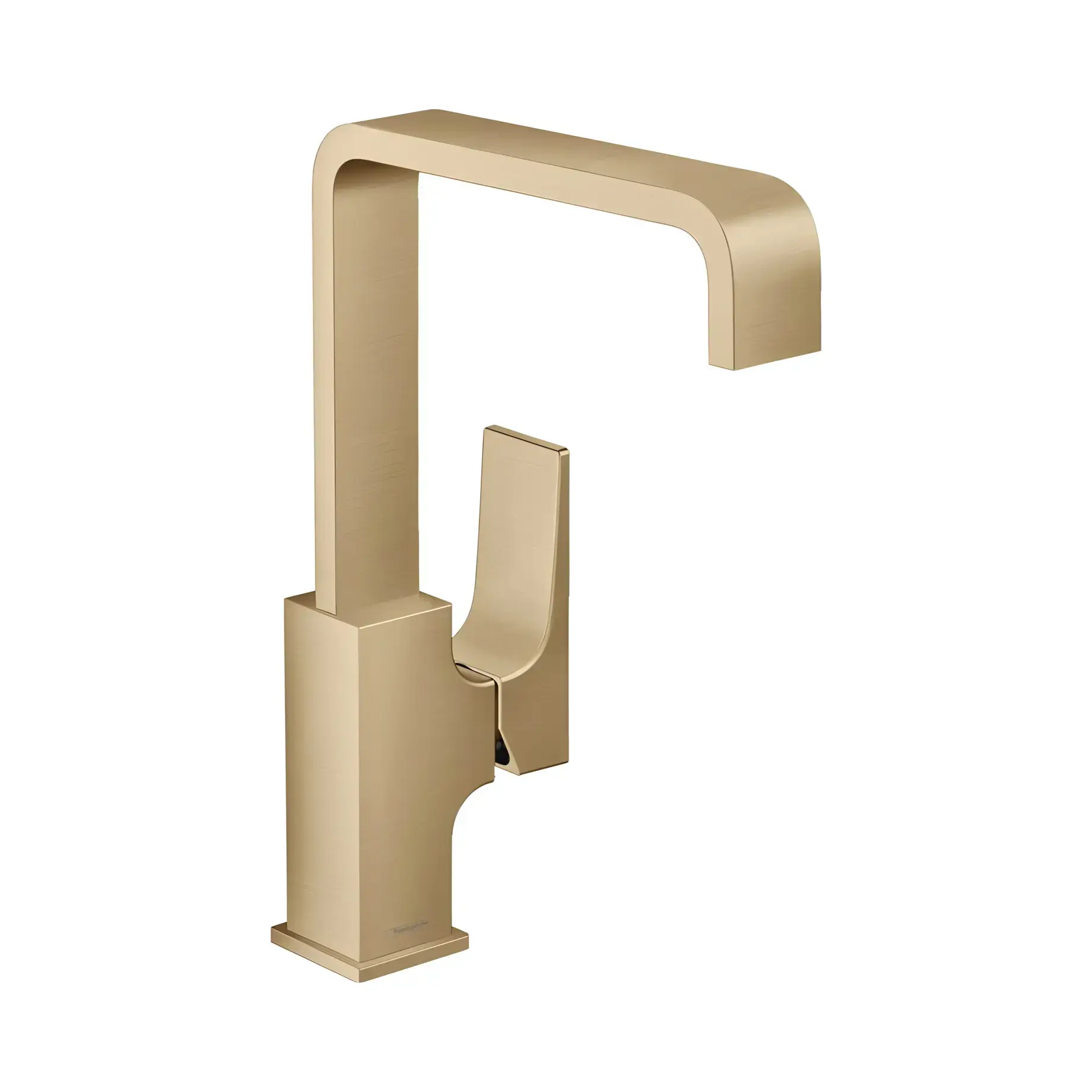 Змішувач для раковини Metropol Hansgrohe 32511140 Brushed Bronze — вид на білому тлі