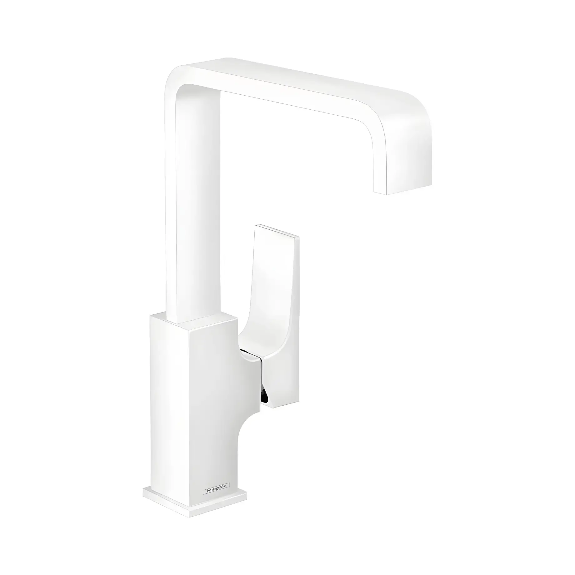 Змішувач для раковини Metropol Hansgrohe 32511700 White Matt — вид на білому тлі