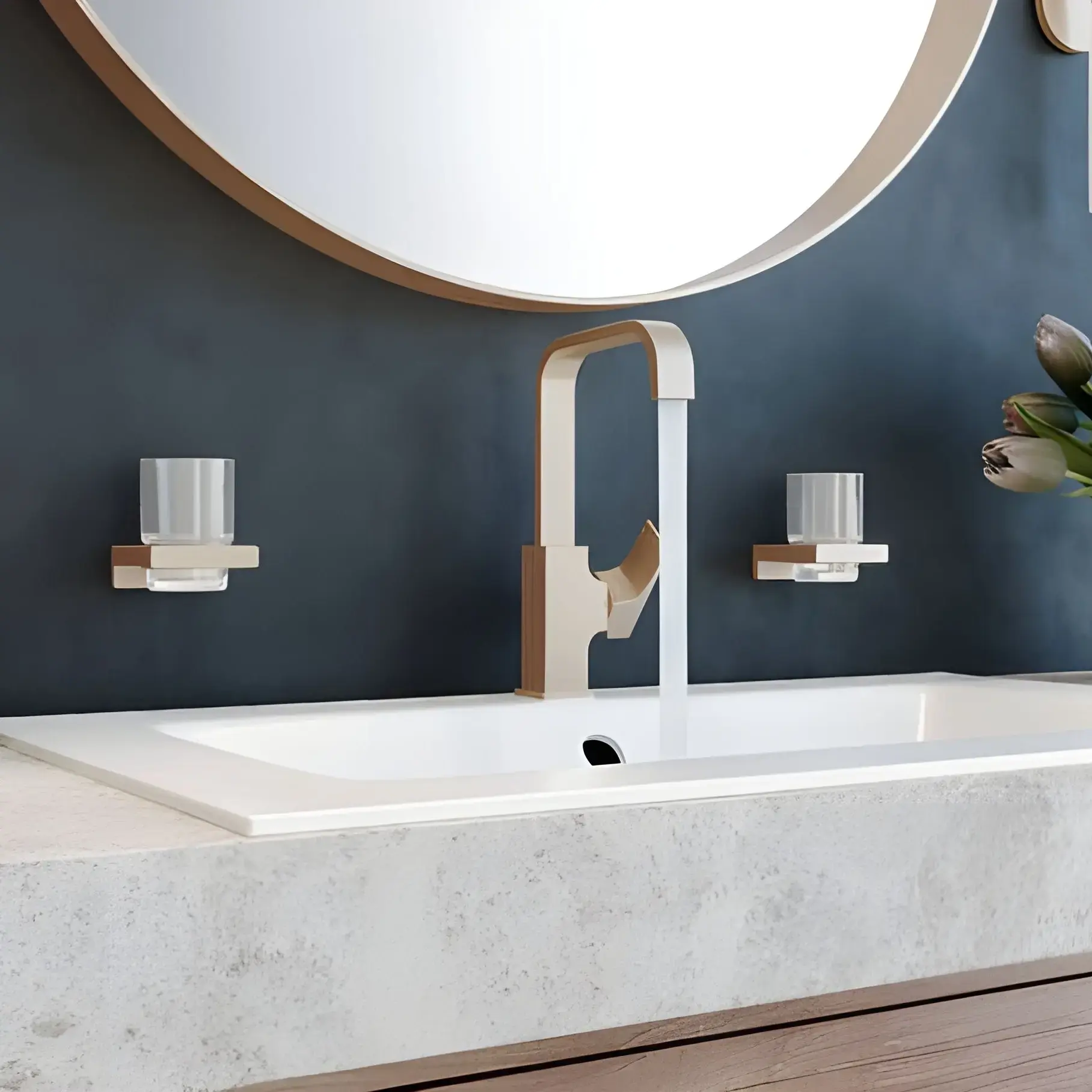 Змішувач для раковини Metropol Hansgrohe 32511700 White Matt — вид спереду