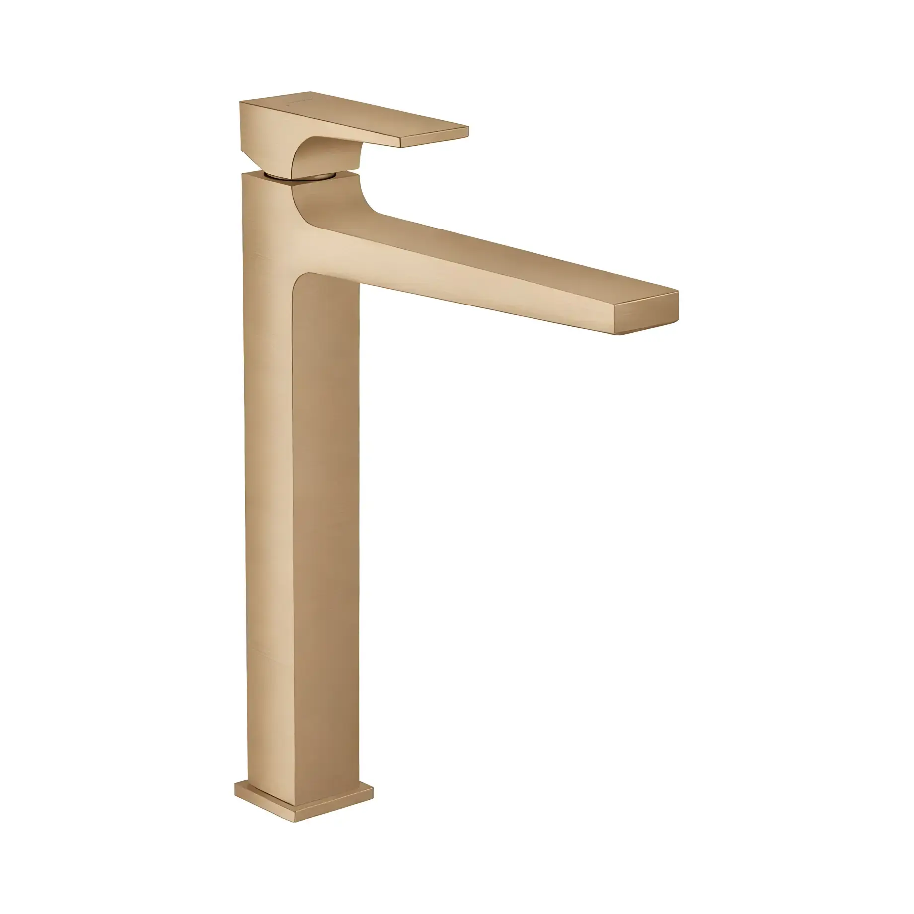 Змішувач для раковини Metropol Hansgrohe 32512140 Brushed Bronze — вид на білому тлі