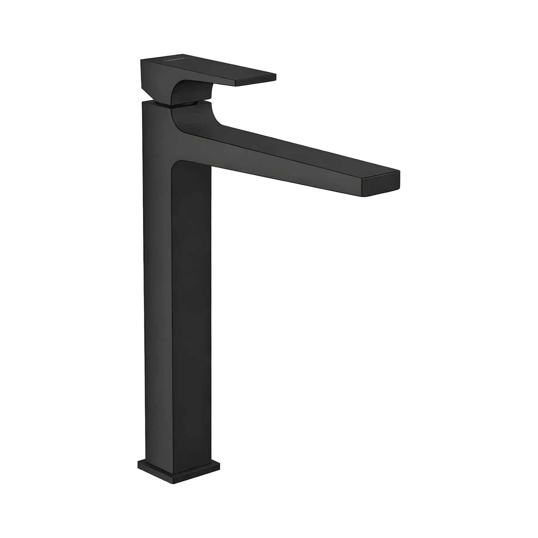 Змішувач для раковини Metropol Hansgrohe 32512670 Matt Black — вид на білому тлі