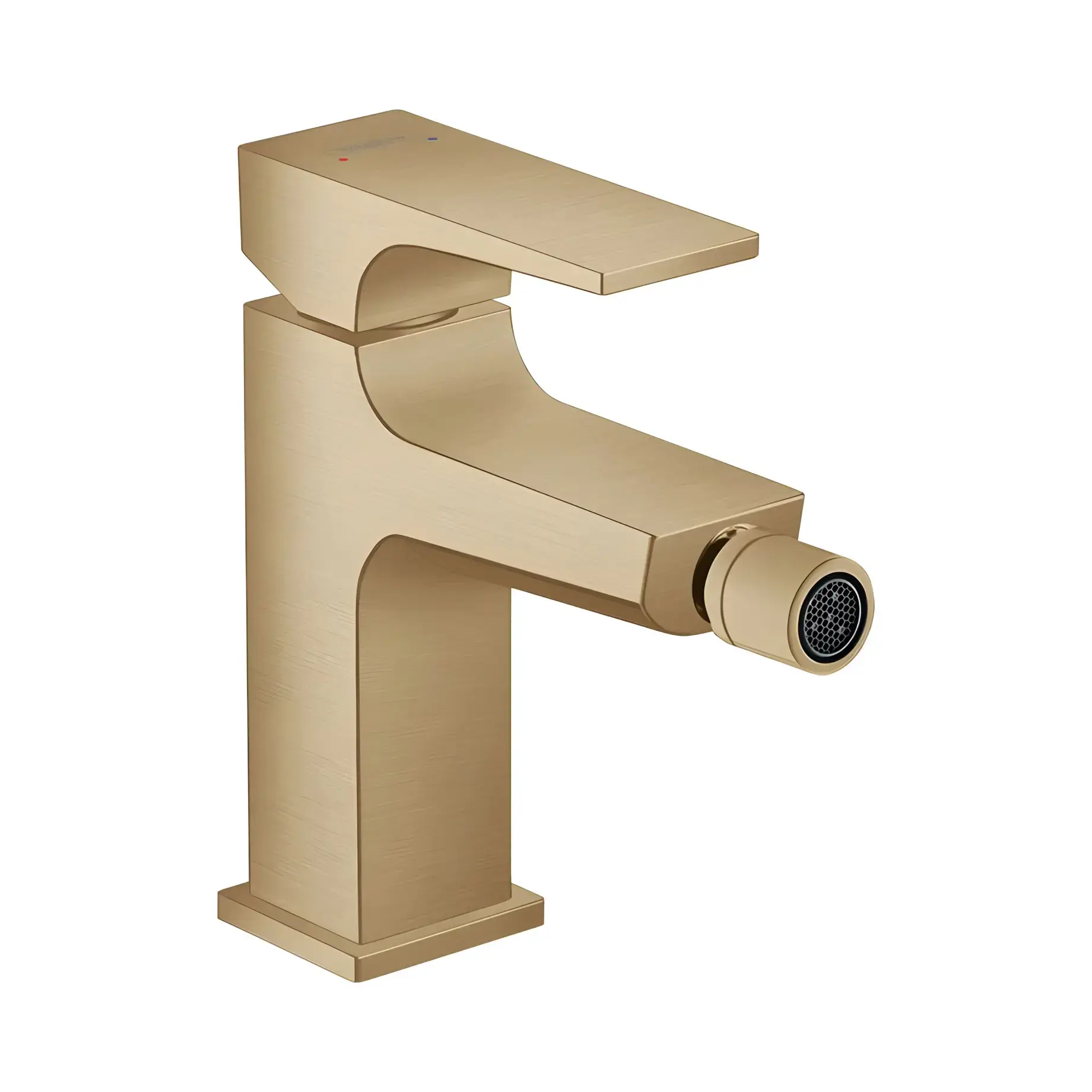 Змішувач для біде Metropol Hansgrohe 32520140 Brushed Bronze — вид на білому тлі