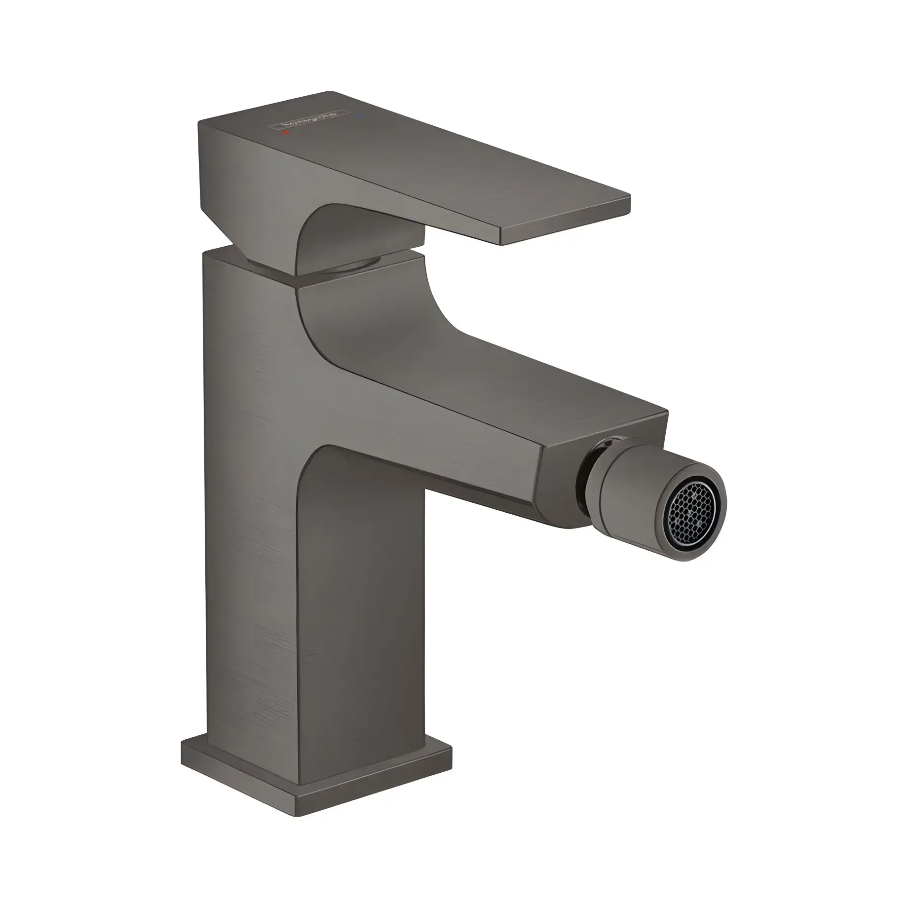 Змішувач для біде Metropol Hansgrohe 32520340 Brushed Black Chrome — вид на білому тлі