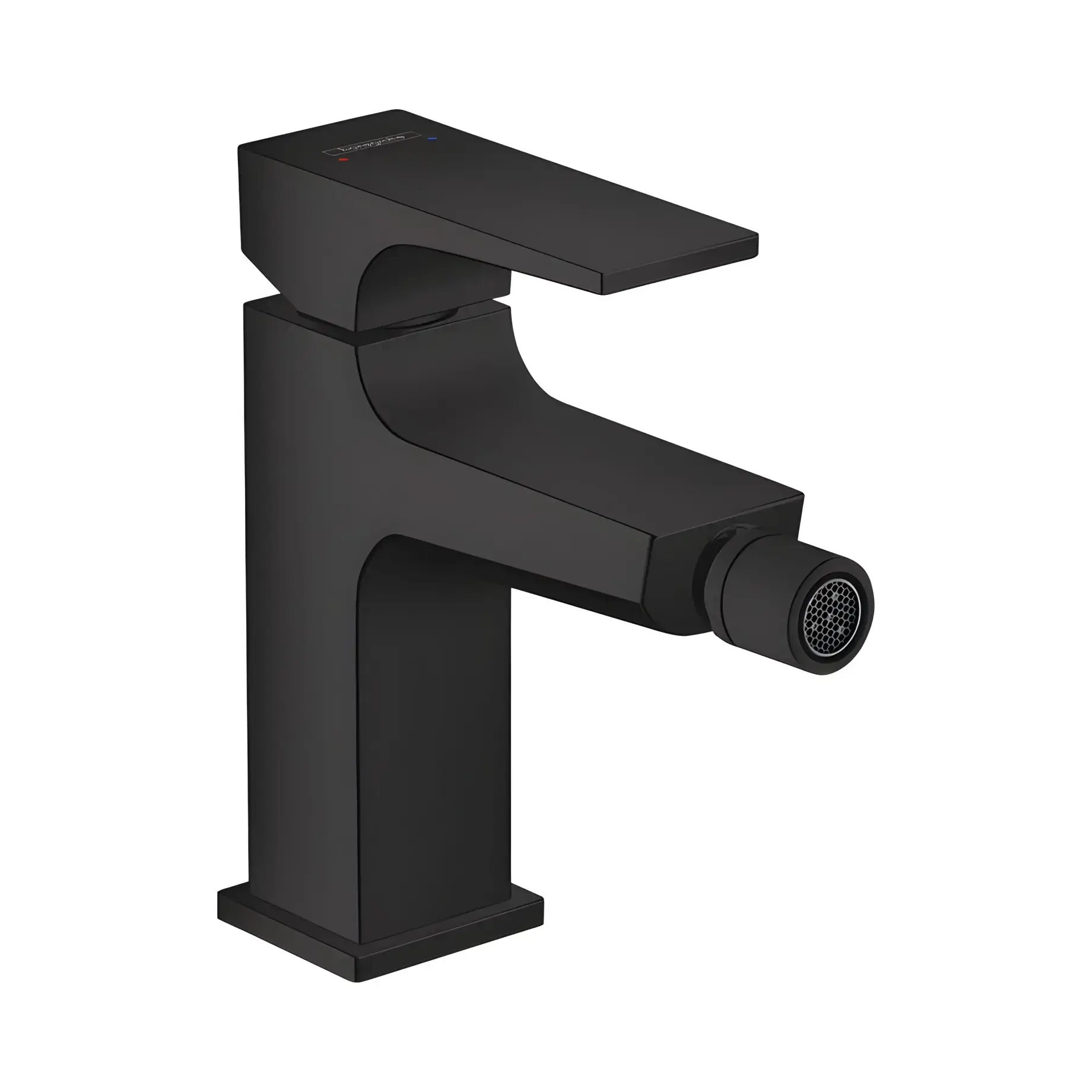 Змішувач для біде Metropol Hansgrohe 32520670 Matt Black — вид на білому тлі
