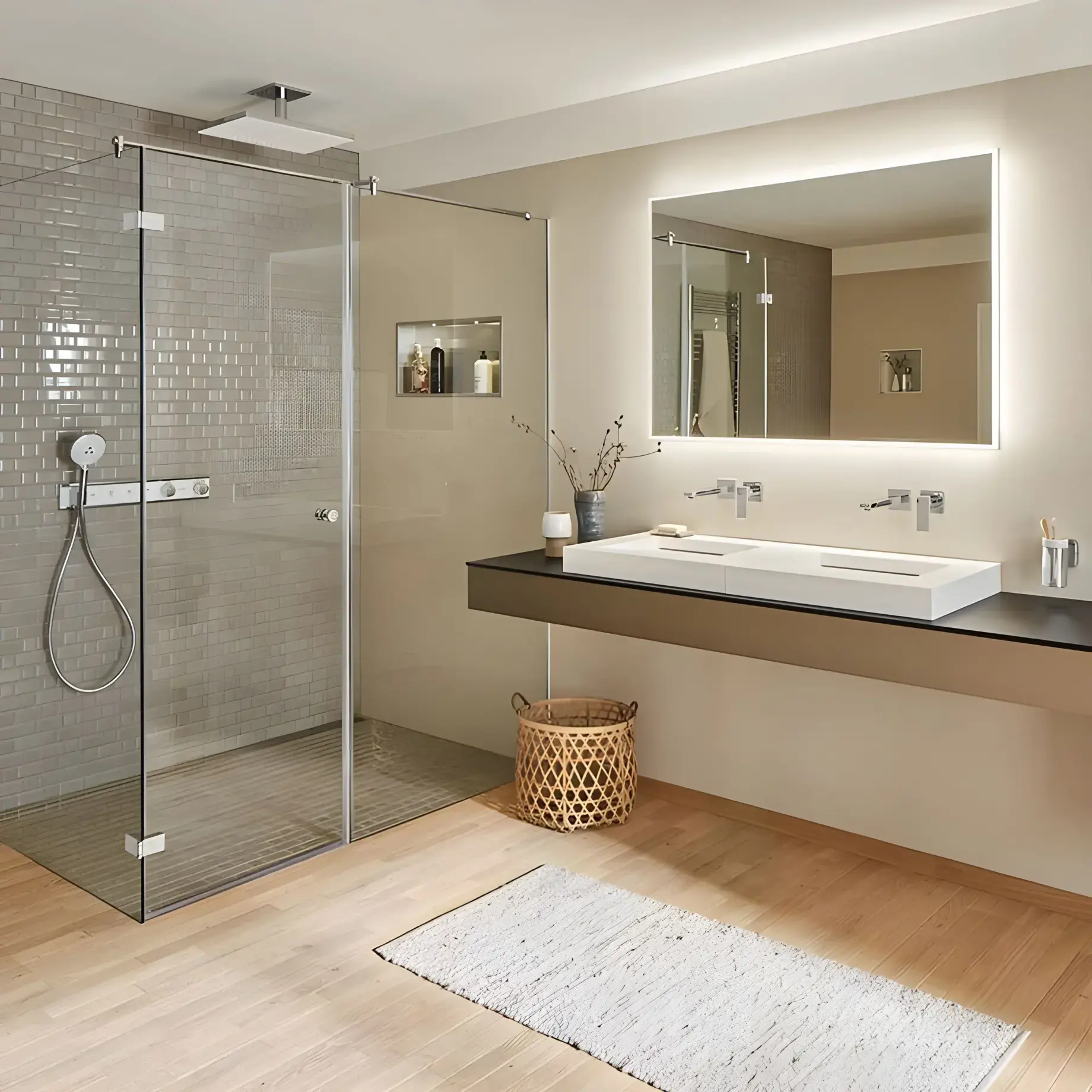 Змішувач для раковини Metropol Hansgrohe 32526000 Chrome — бічний ракурс