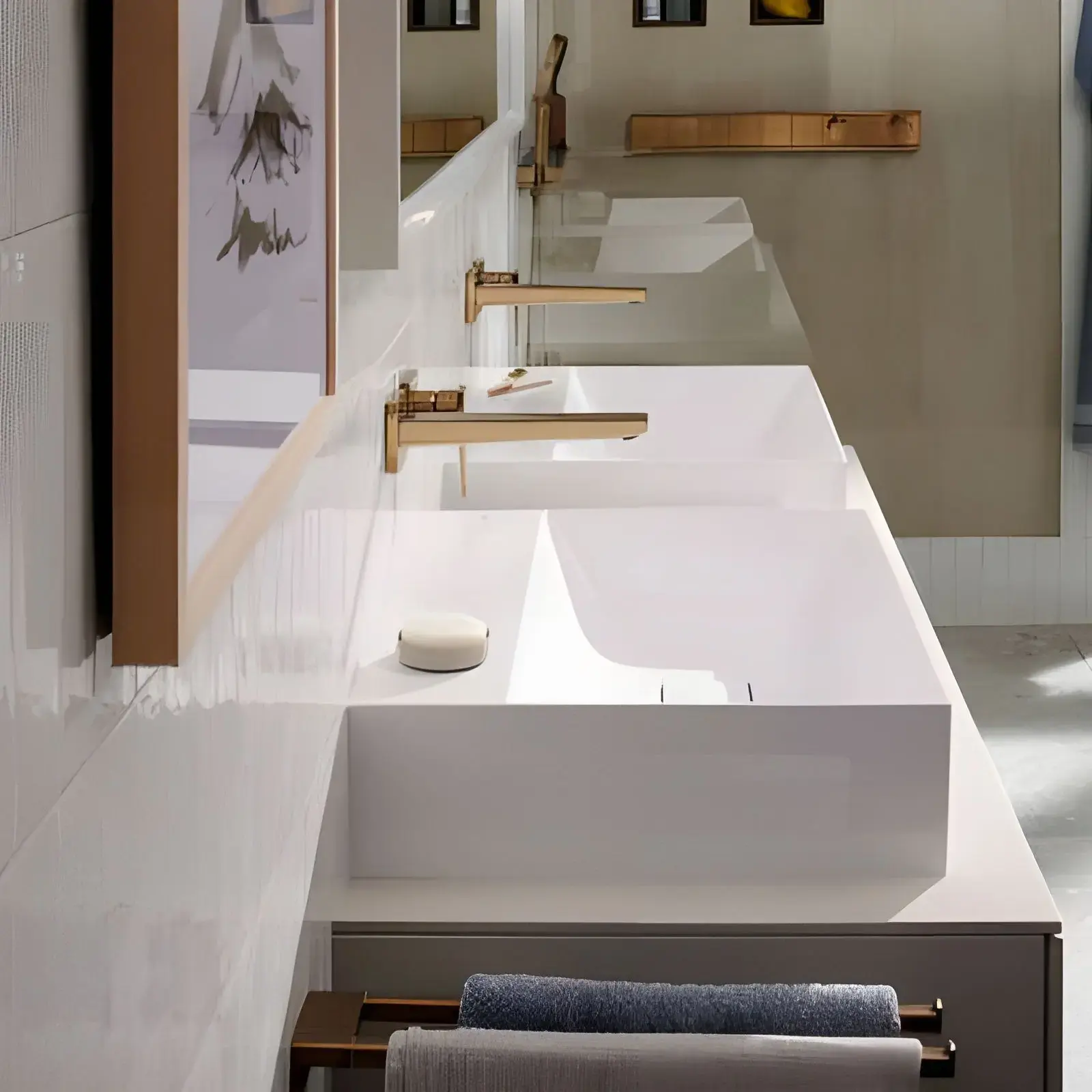 Змішувач для раковини Metropol Hansgrohe 32526140 Brushed Bronze — ракурс 3/4
