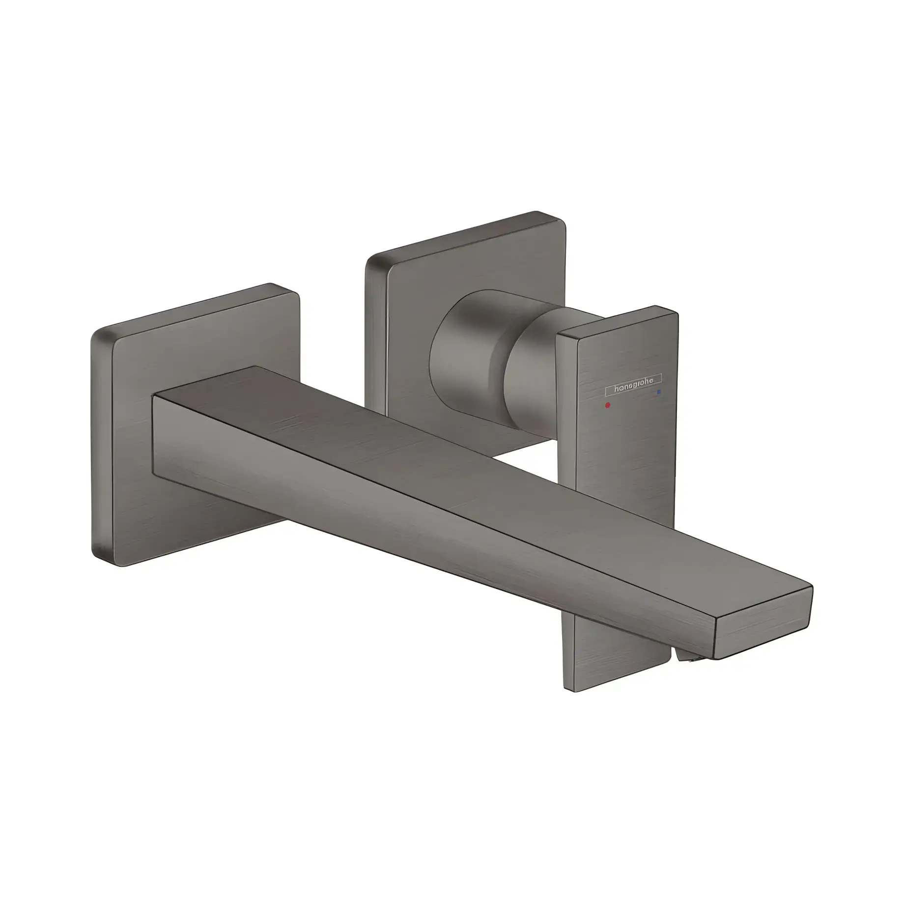 Змішувач для раковини Metropol Hansgrohe 32526340 Brushed Black Chrome — вид на білому тлі