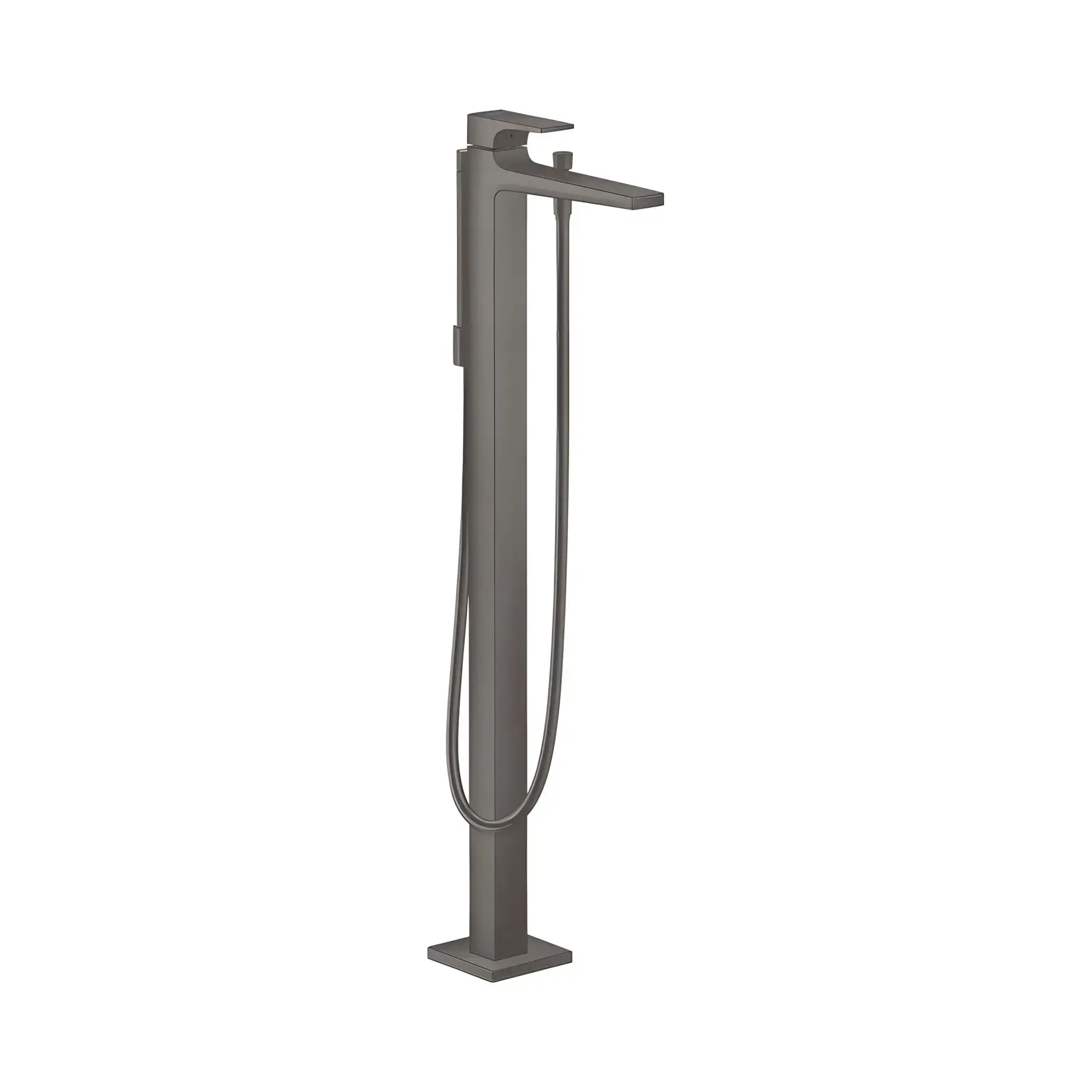 Змішувач для ванни Metropol Hansgrohe 32532340 Brushed Black Chrome — вид на білому тлі