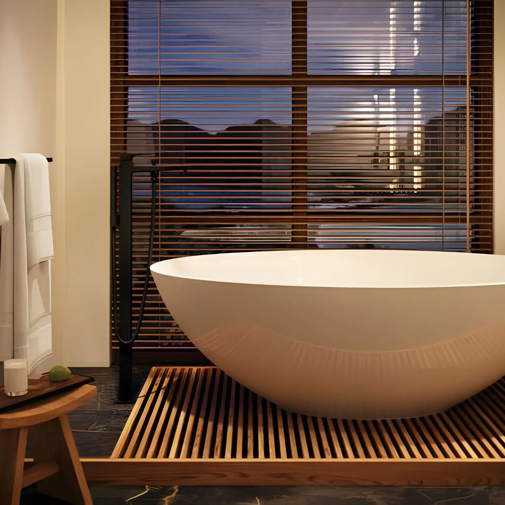 Змішувач для ванни Metropol Hansgrohe 32532670 Matt Black — вид ззаду