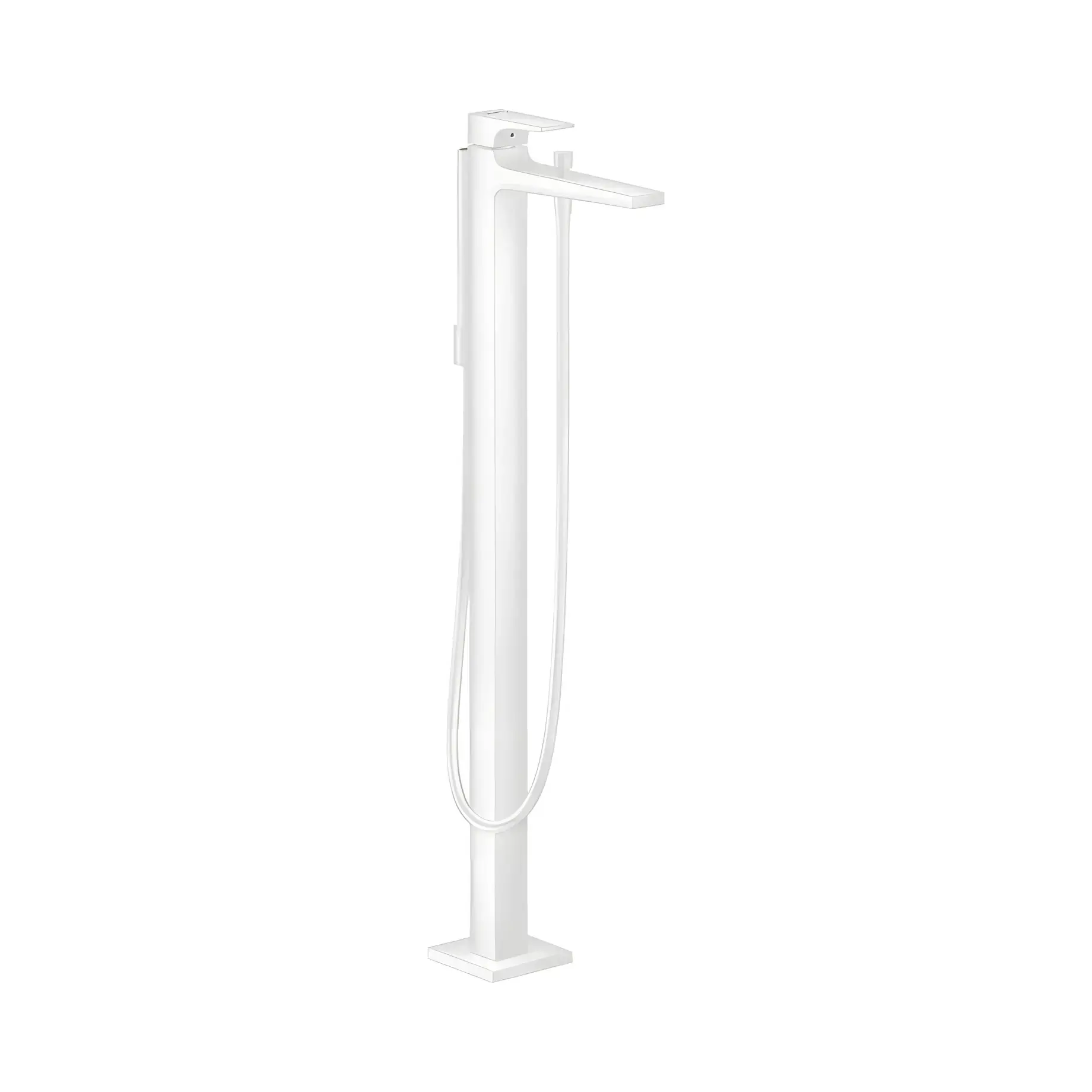 Змішувач для ванни Metropol Hansgrohe 32532700 White Matt — вид на білому тлі