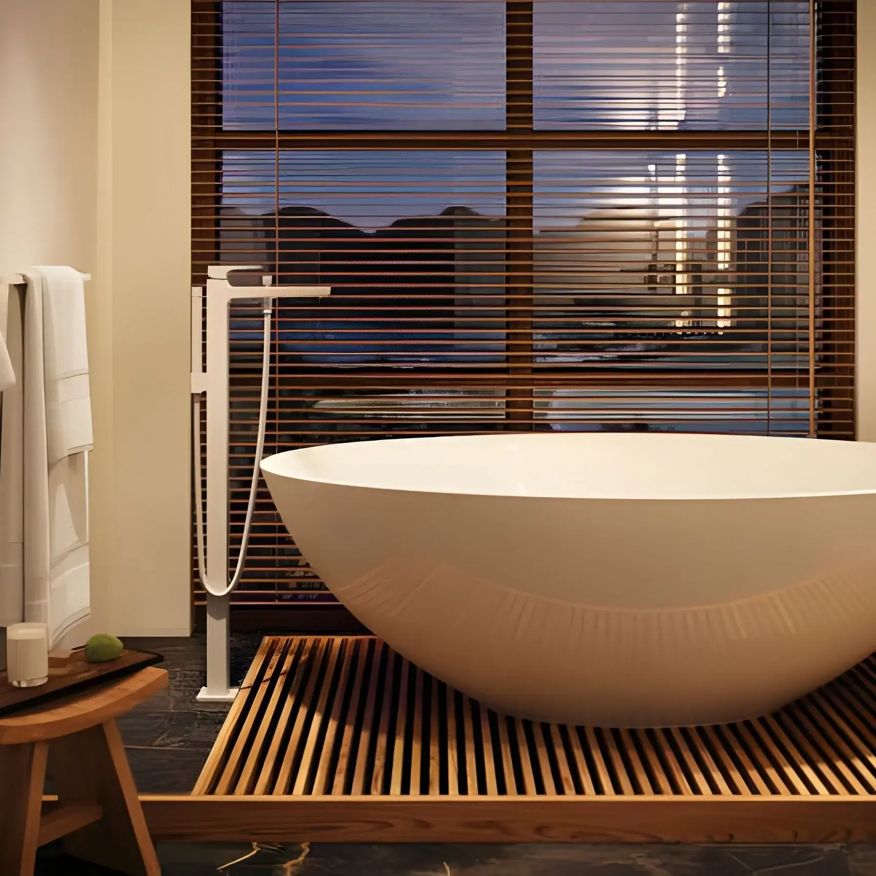 Змішувач для ванни Metropol Hansgrohe 32532700 White Matt — вид спереду