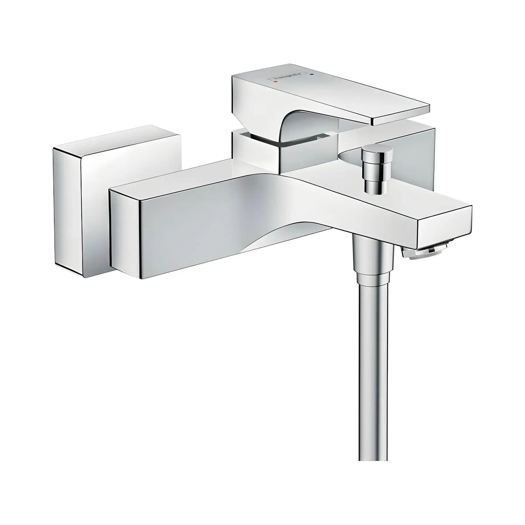 Змішувач для ванни Metropol Hansgrohe 32540000 Chrome — вид на білому тлі